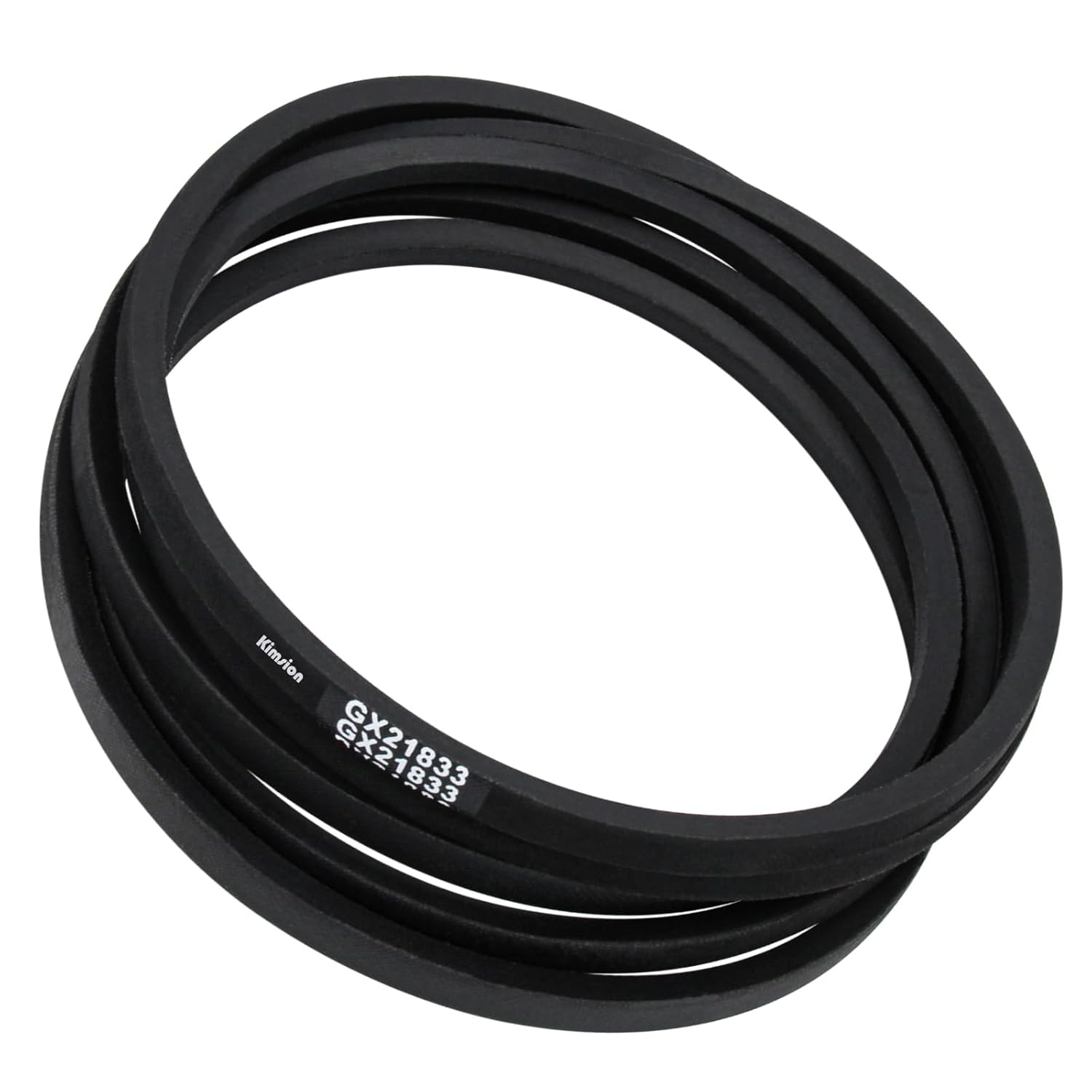 Kimsion GX21833 Deck Belt (1/2'' X 141'') for John Deere 48'' Deck Lawn Mower D140, D155, D160, E140, E150, E160, E170, S140, S170, Replacement John Deere 48 Inch Deck Belt GX20571