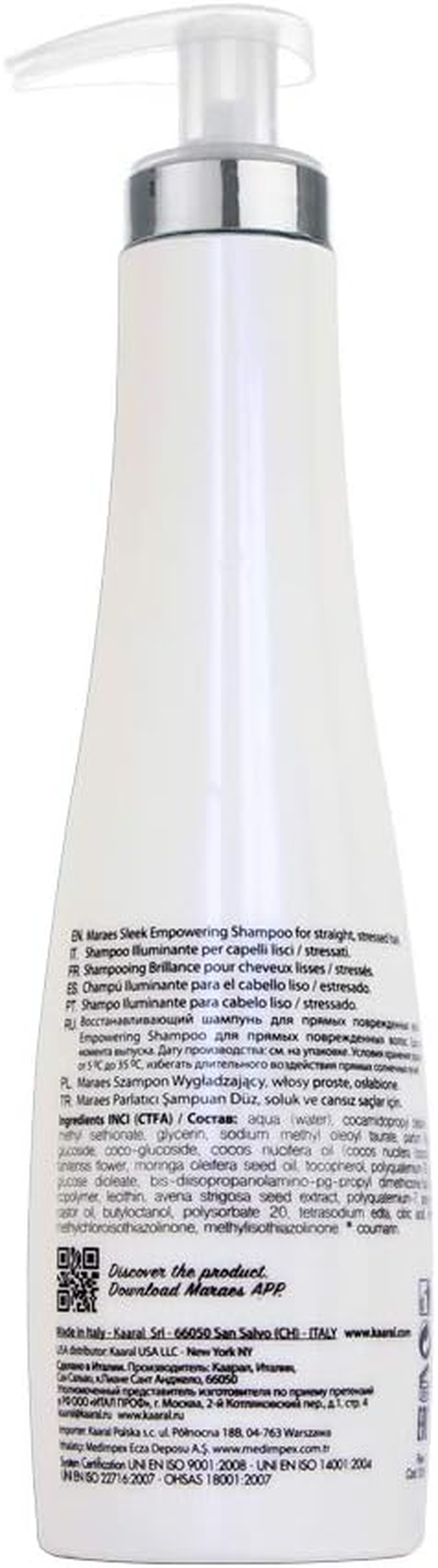 Maraes Sleek Empowering Shampoo 300Ml NEW