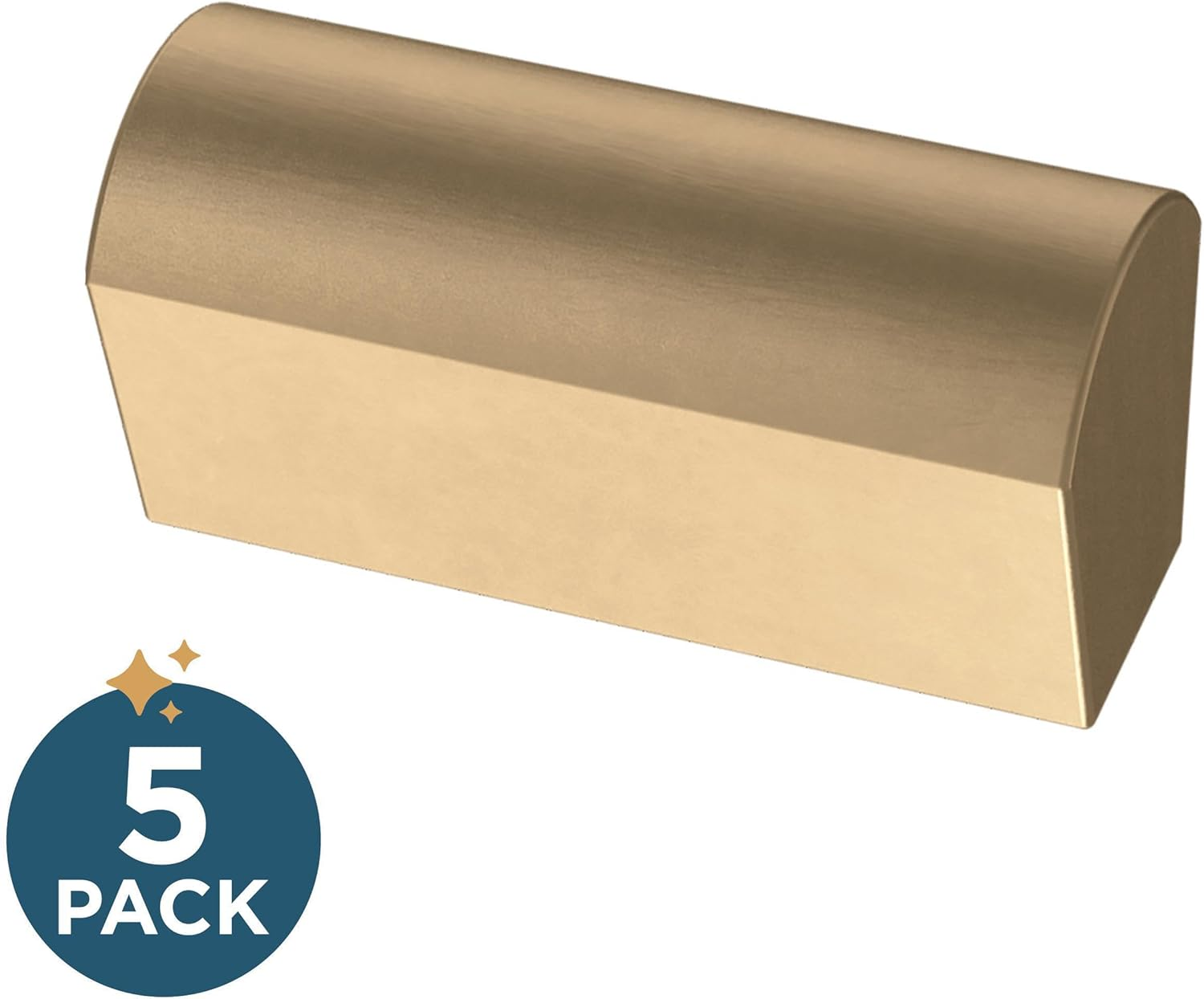Franklin Brass Modern Arch (5-Pack) Cabinet Knobs | Champagne Bronze Handles for Dresser Furniture Drawers/Kitchen/Door/Bathroom | 1-1/2" P43969K-CZ-CP image number 4