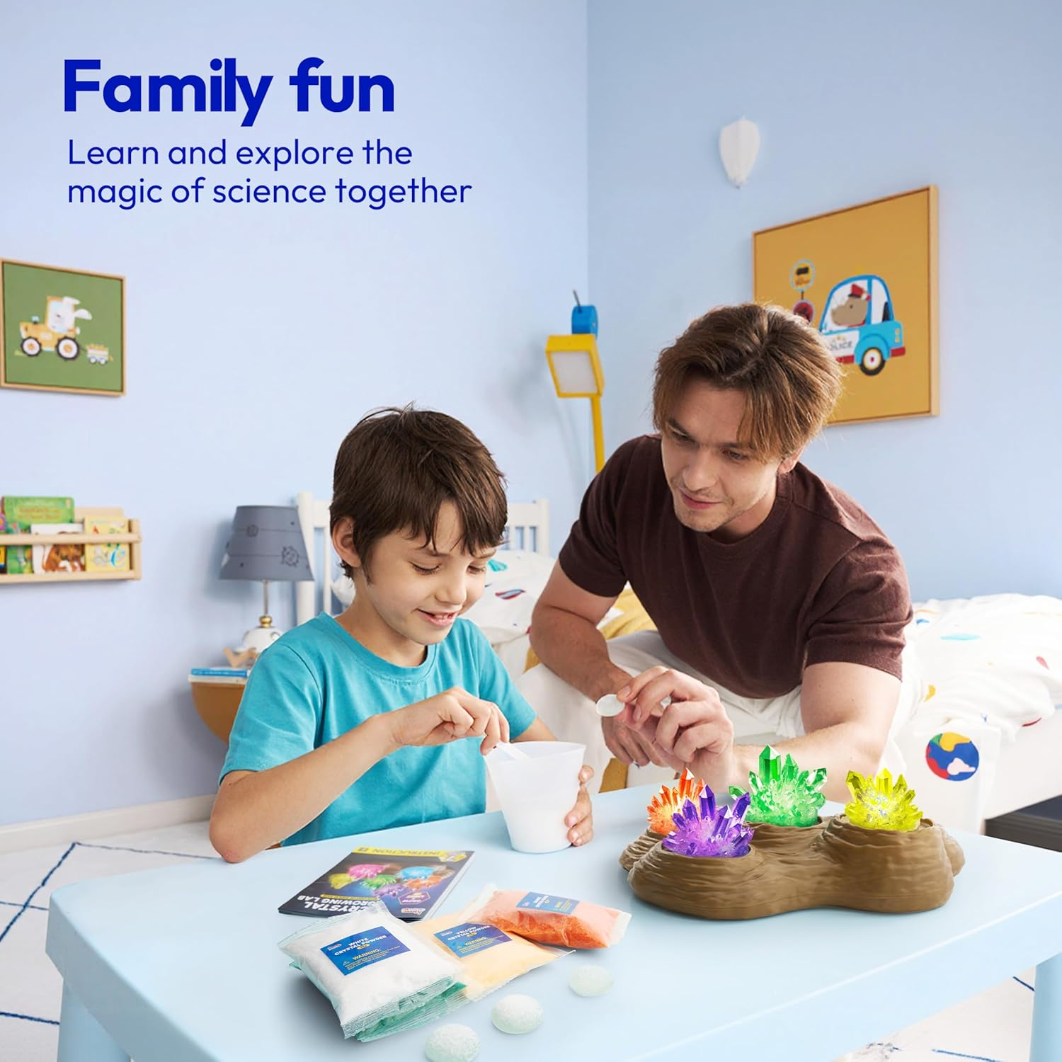 Klever Kits Crystal Growing Kit, Crystal Growing Gift, for Kids Aged 4+ image number 6