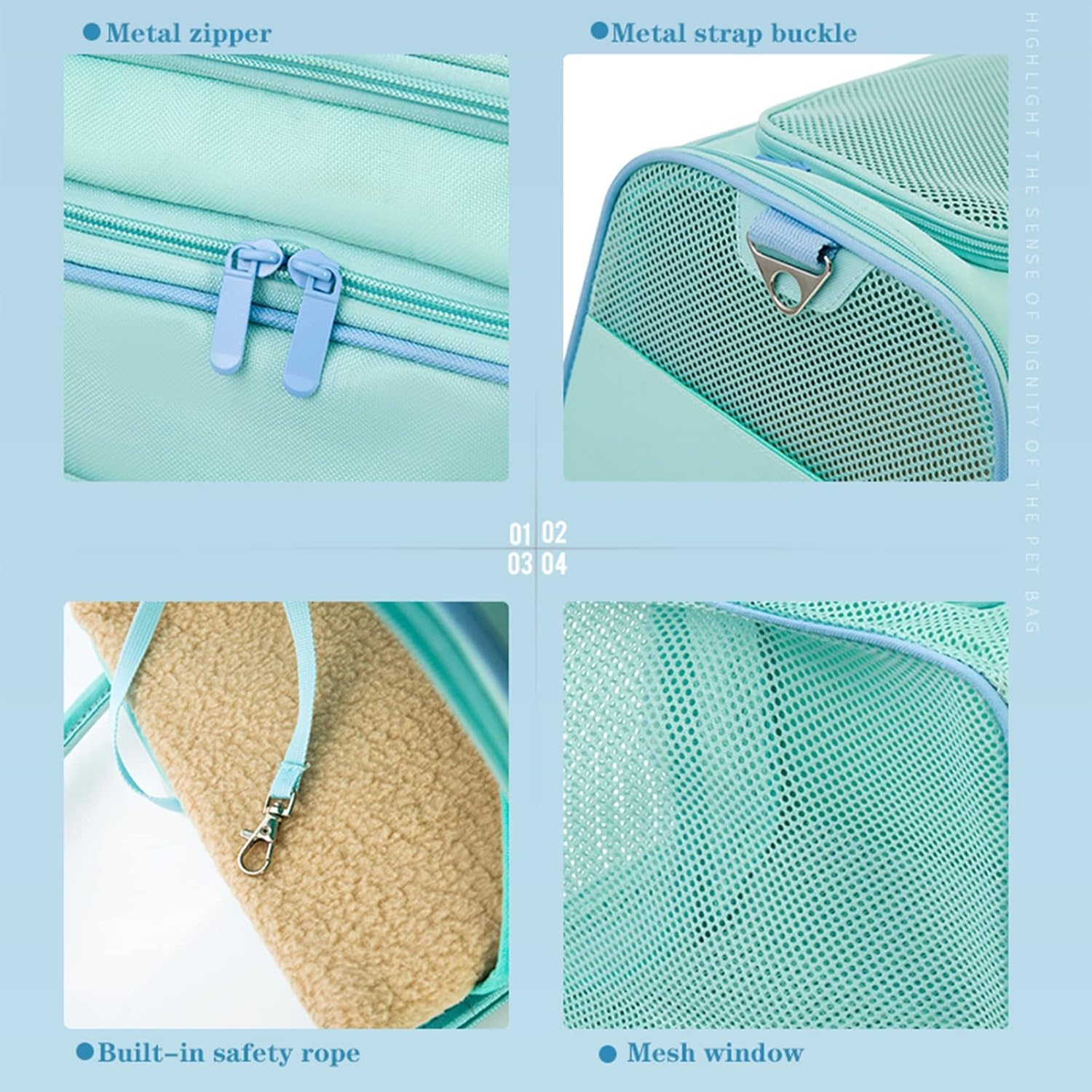 Cat Carriers, Pet Carrier for Cats and Dogs image number 4