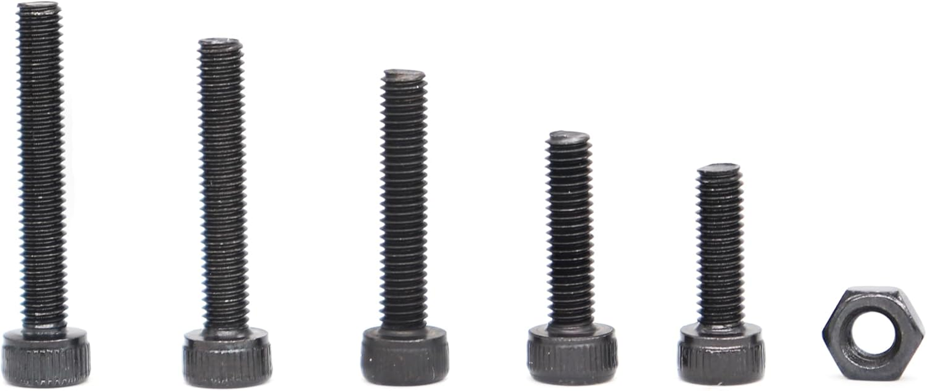 Cseao 1230Pcs Metric Screw Assortment, M2-M5 Alloy Steel Socket Cap Screws, Nuts, Bolts & Washers, DIY Projects, 3D Printing, Furniture Repair image number 3