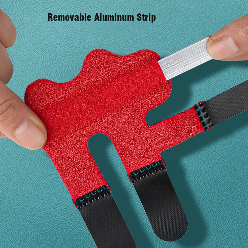 Trigger Finger Splint,Finger Brace for Arthritis 4 Pcs Trigger Finger Brace Support Broken Finger with 3 Adjustable Fixing Belt Fits for Straightening, Index, Middle, & Ring Finger Pain(4 Colors) image number 4