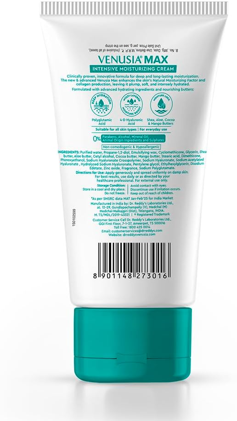 Venusia Max Moisturising Cream 150 Gm image number 2