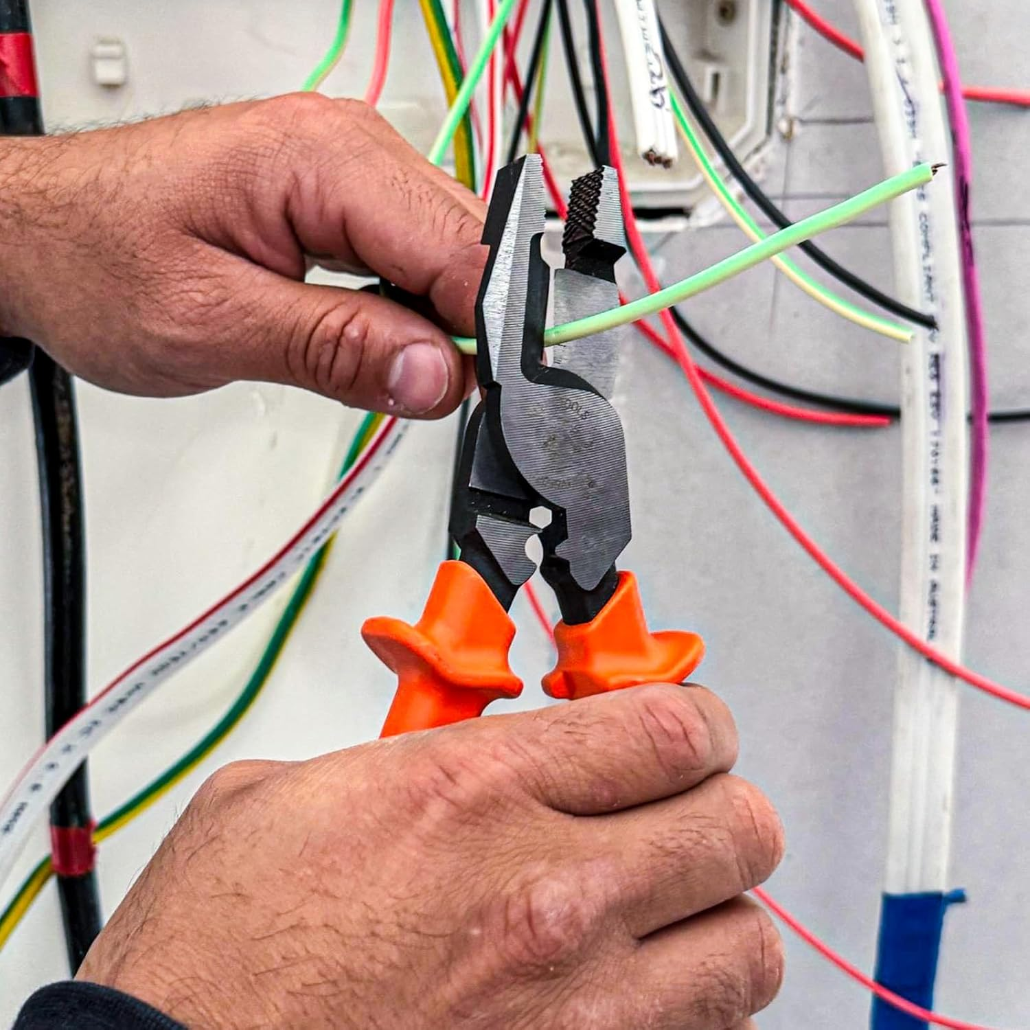 Klein Tools A-12099AEINS Insulated Cross-Cut Pliers image number 2