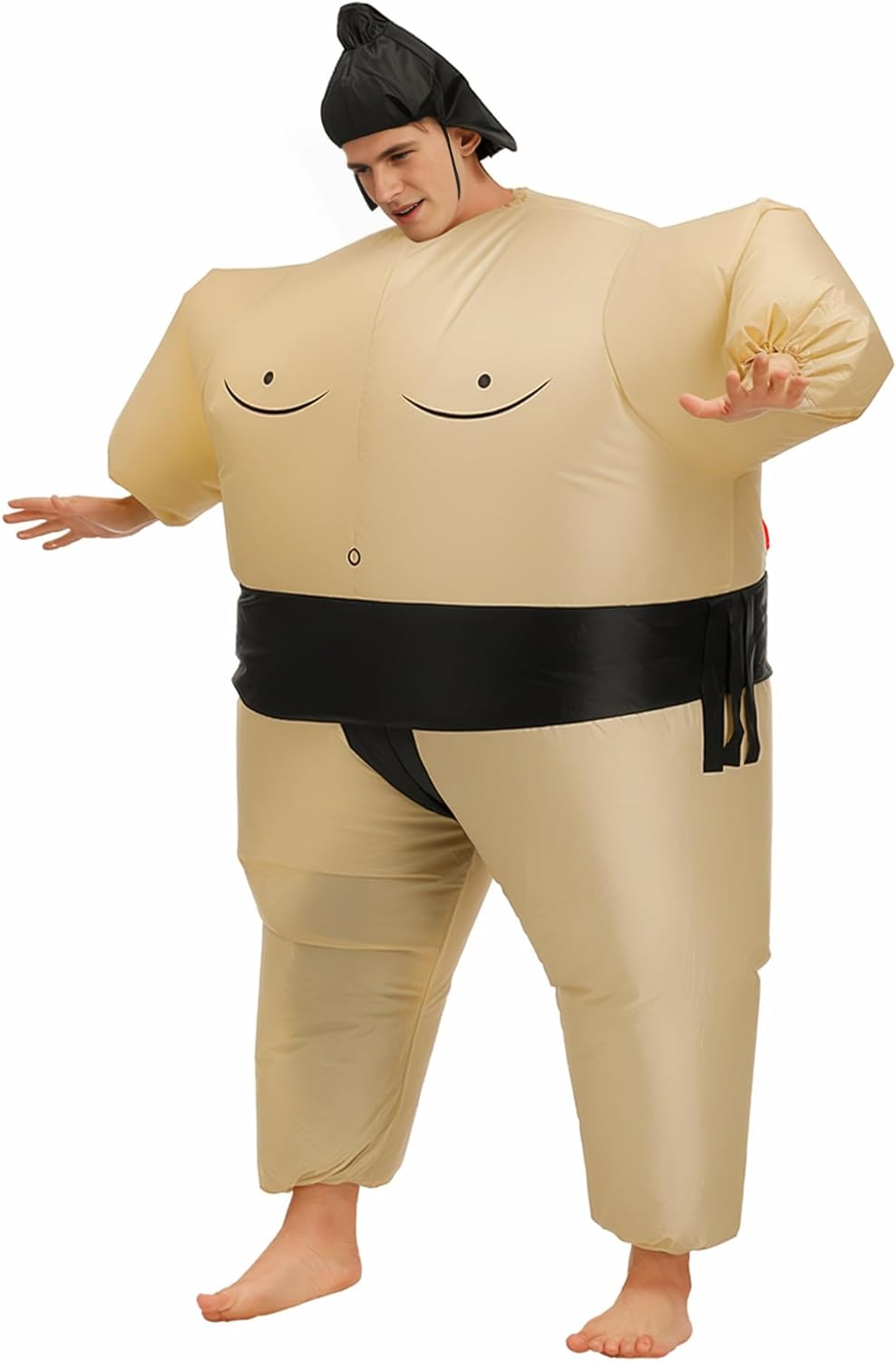 Inflatable Sumo Costume Fat Wrestling Cosplay Blow up Fancy Suit for Adult image number 5