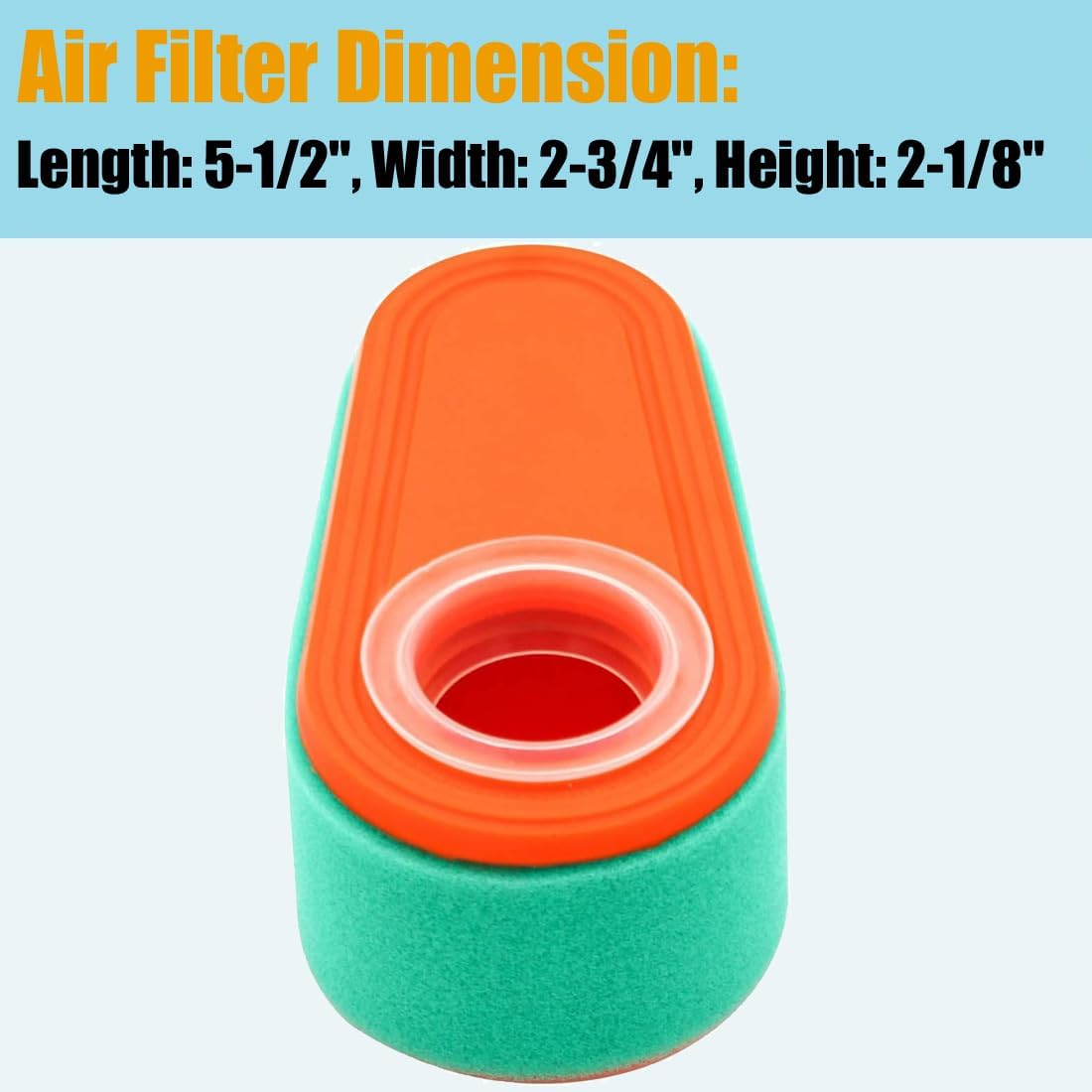 795066 Timemaster 30 Inch Mower Air Filter for BS 796254 775 775EX 800 800E 825E 850 850E 875EX 950E Series Engine Toro 20199 20200 21199 21200 Husqva-Rna HD775HW HU775AWD HU775H image number 3