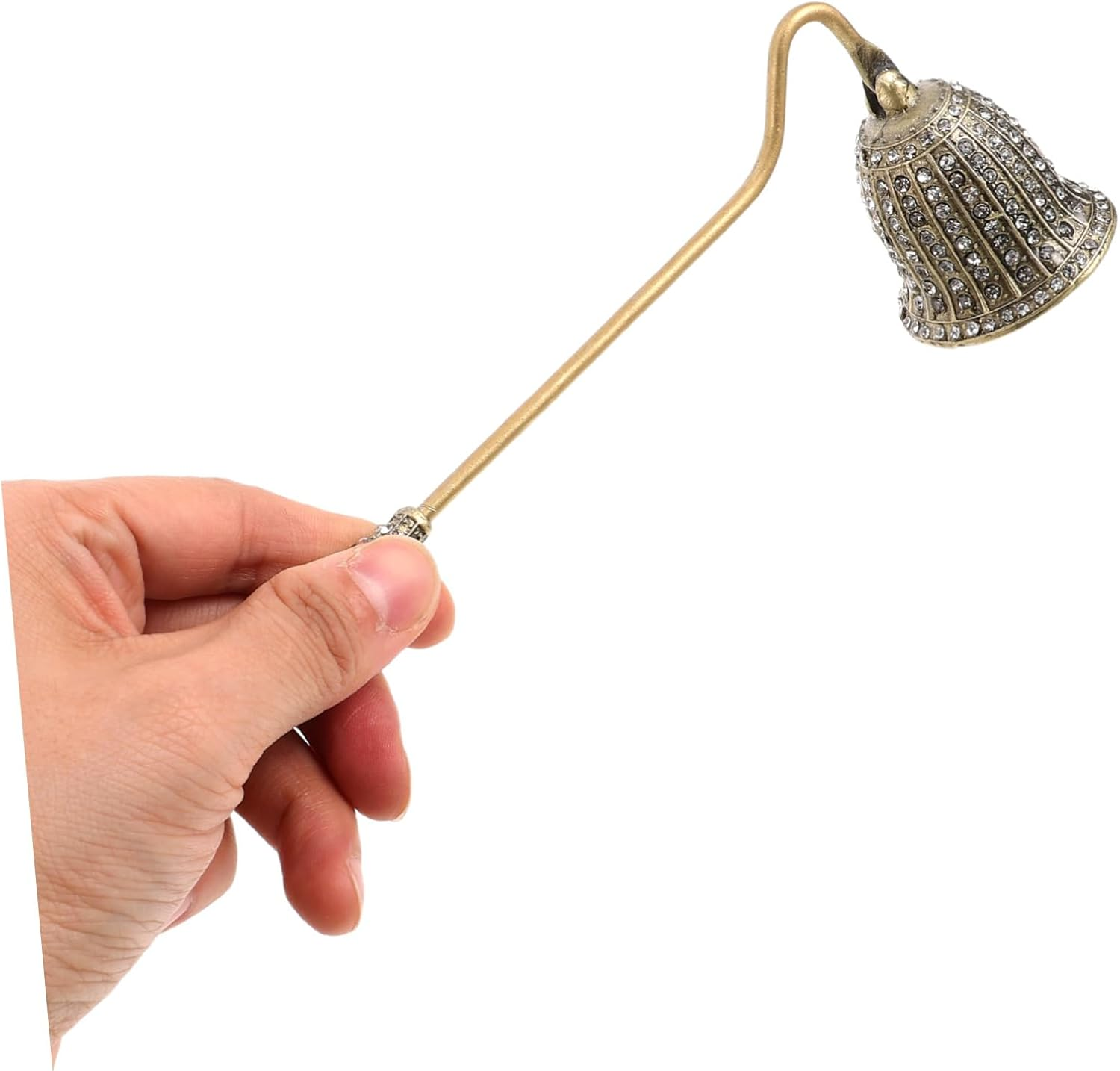 MERRYHAPY Retro Style Candle Extinguisher Handheld Fire Extinguishing Tool for Wick Flame Snuffer Tea Light Snuffer image number 2