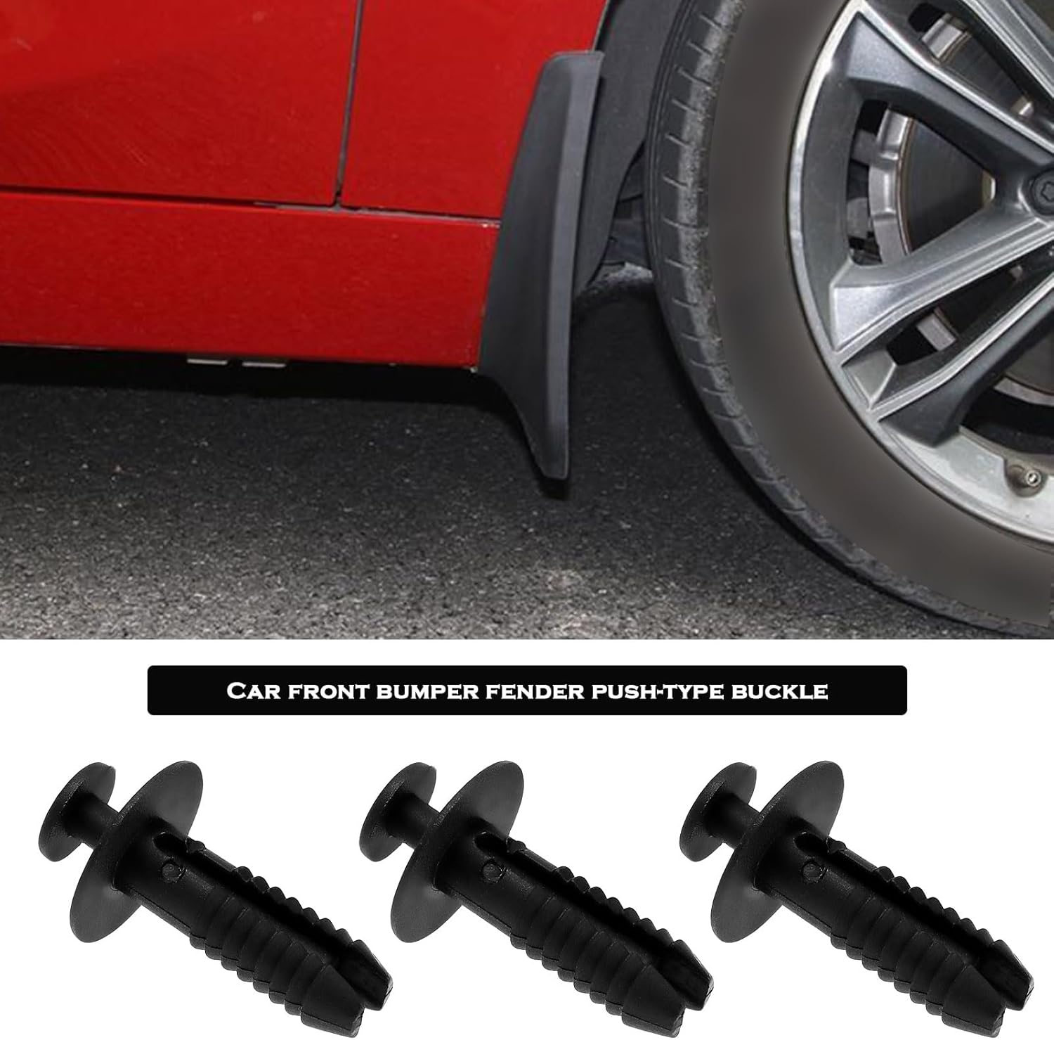 30PCS Car Bumper Fender Retainer Clips 1400806 51111964186 Compatible with BMW 3Er E30 E36 E46 5Er E39 E60 Compatile with Opel Corsa Limosine Signum Omega Insigna image number 3