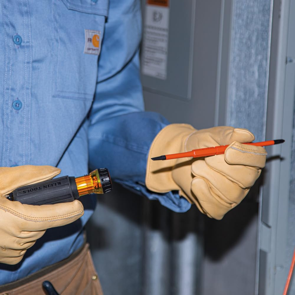 Klein Tools 8-In-1 Insulated Interchangeable Screwdriver Set