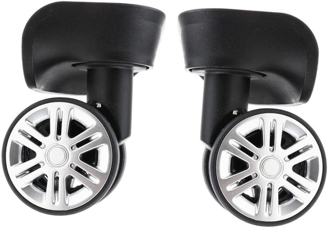 Ronyme Universal Swivel Suitcase Baggage Casters Cases Black image number 6