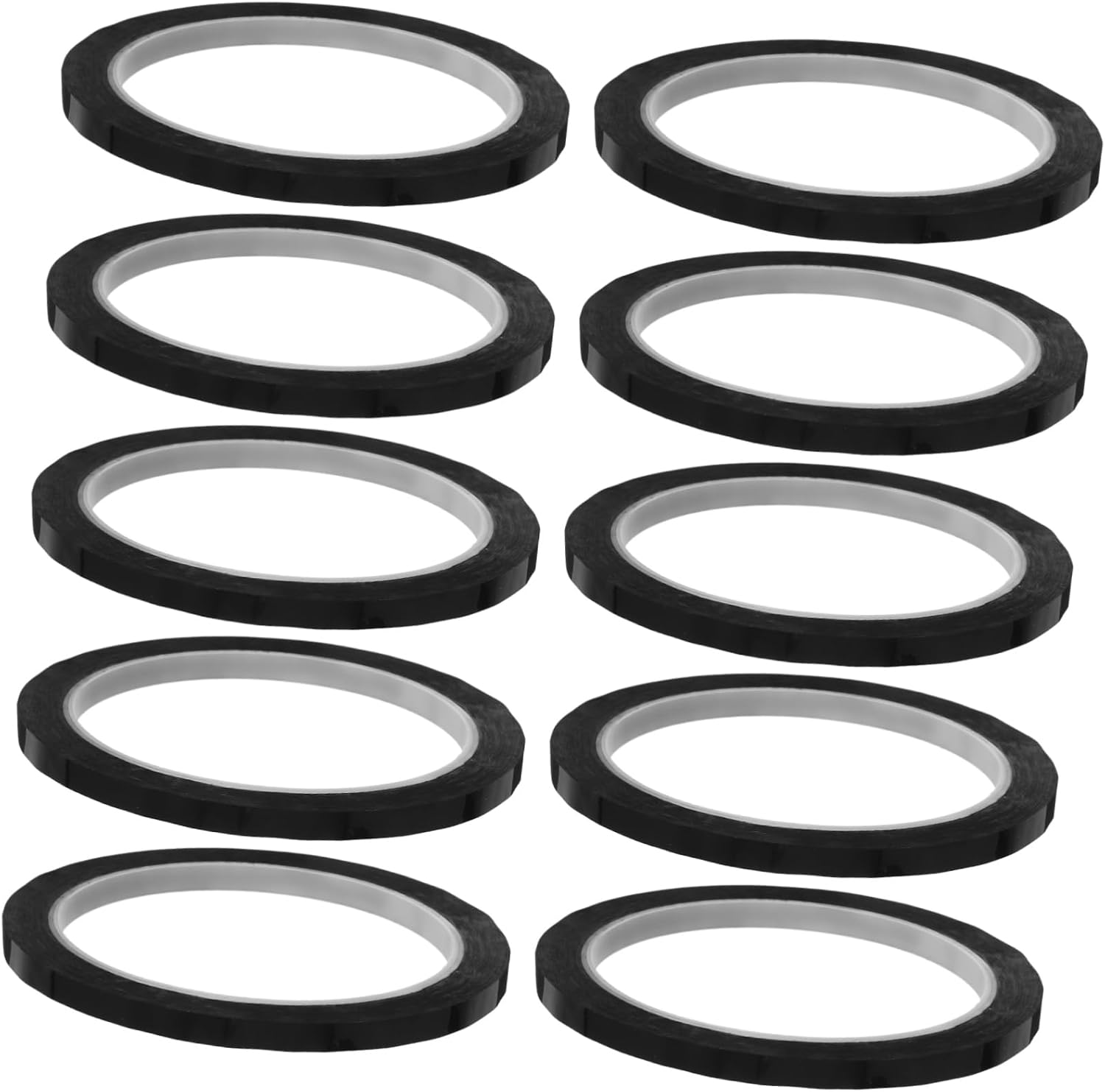 SHOWERORO 10Pcs Whiteboard Pinstripe Tape Adhesive Strips Non Marking Thin Washi Board Tape for Charts Mirror Craft Car Striping image number 6