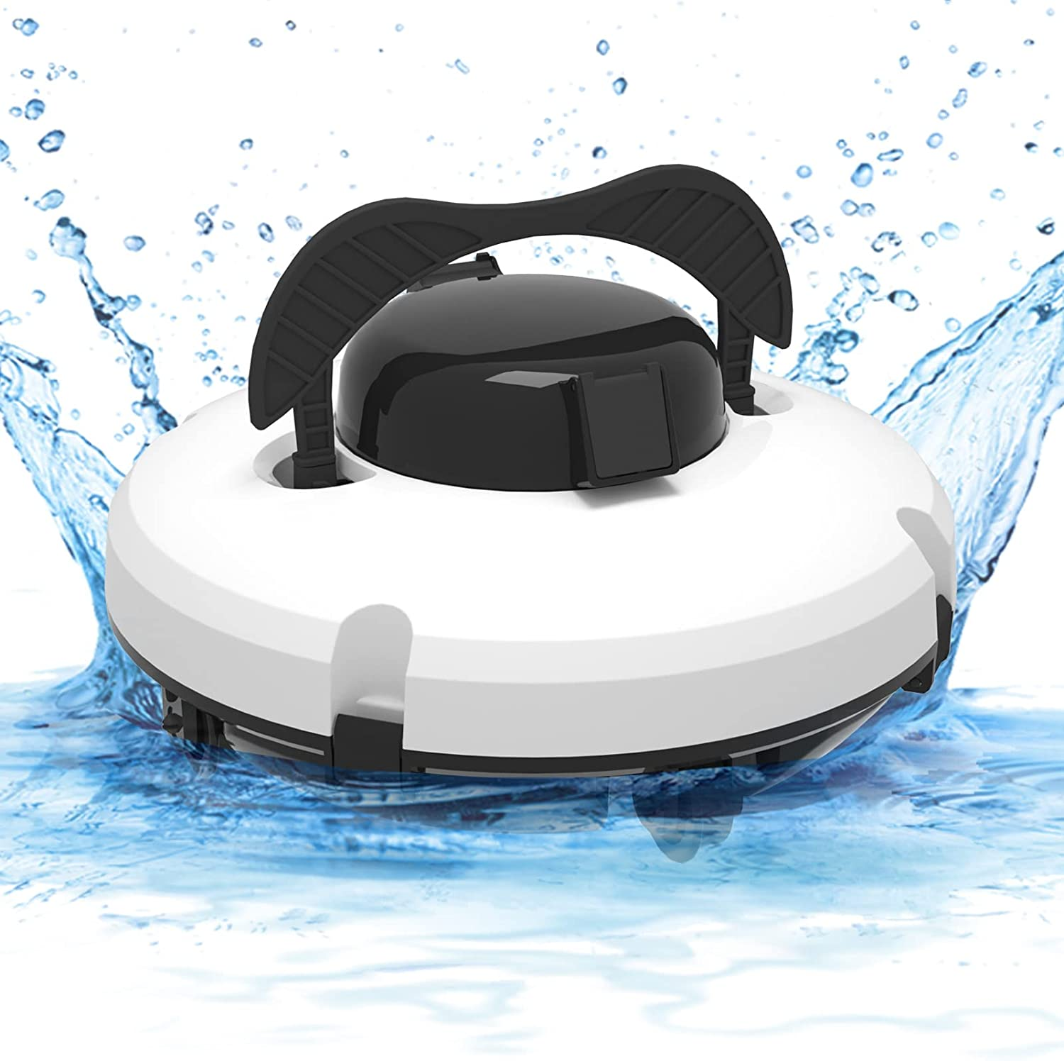 (2023 Upgrade) Cordless Robotic Pool Cleaner, Automatic Pool Vacuum with Dual-Drive Motors in Ground Pool Cleaner Vacuum, Pool Vacuum for above Ground Pool up to 600 Sq.Ft (Lasts 120 Mins) image number 3