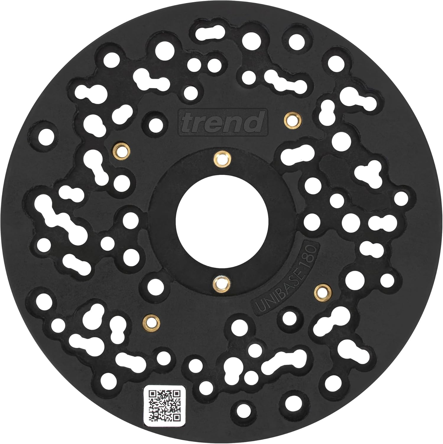 Trend Large Universal Plunge Router Sub-Base, 180Mm, Enhanced Compatibility for 1/2 Inch Plunge Routers, UNIBASE/180 image number 2