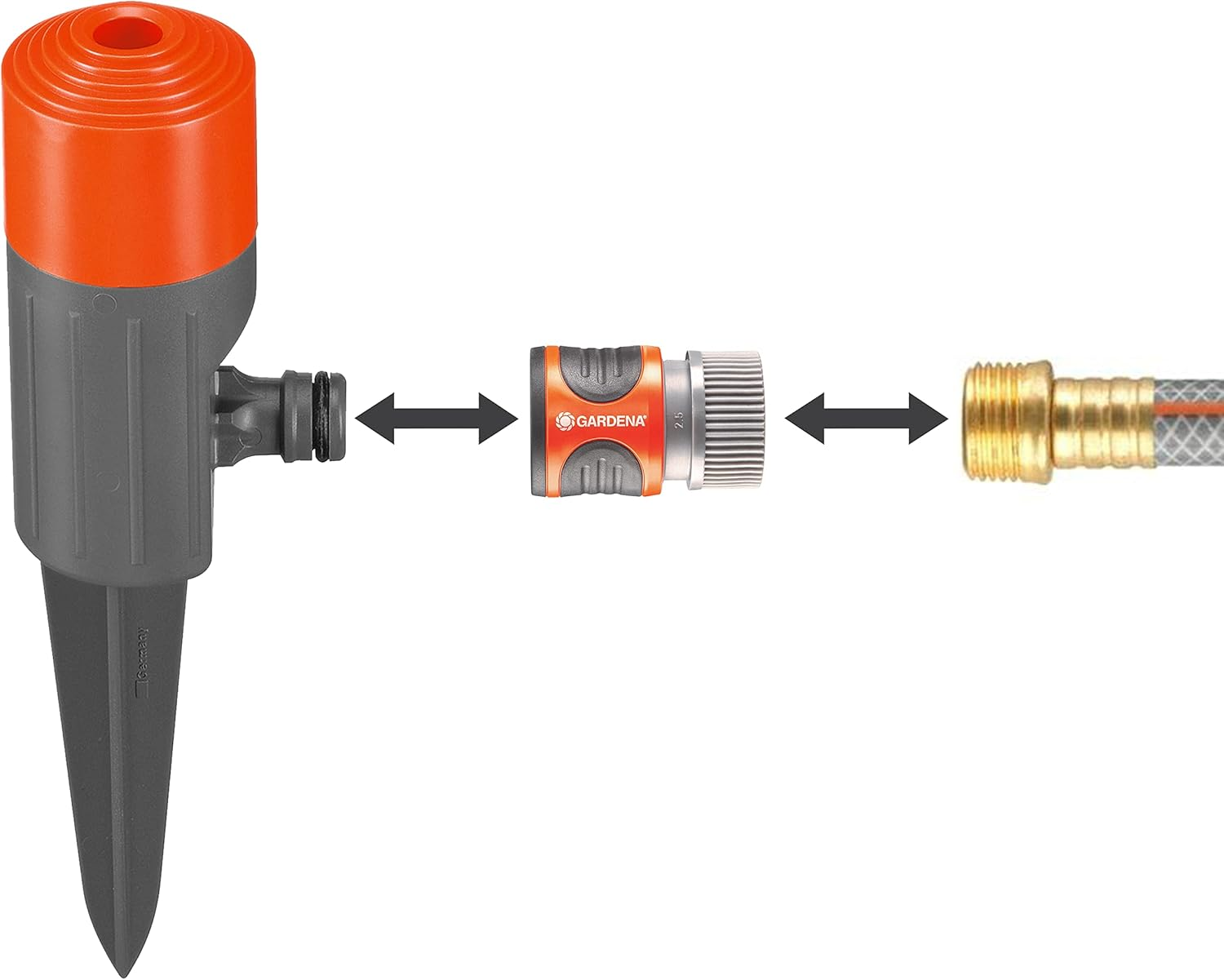 Gardena 1951 Small Area Garden Spray Sprinkler on Spike image number 2