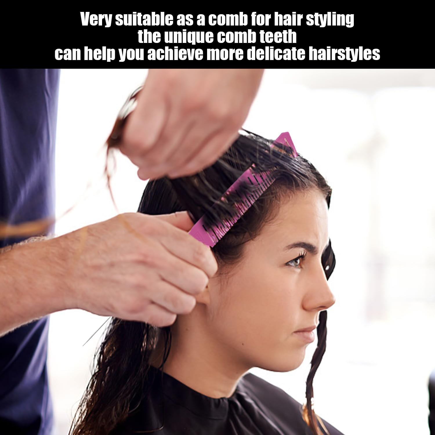 4 Pieces Hair Dyeing Comb, Hair Styling Accessories, Heat Resistant Comb, Hairdressing Salon Tools, Hairdressing Tools image number 4