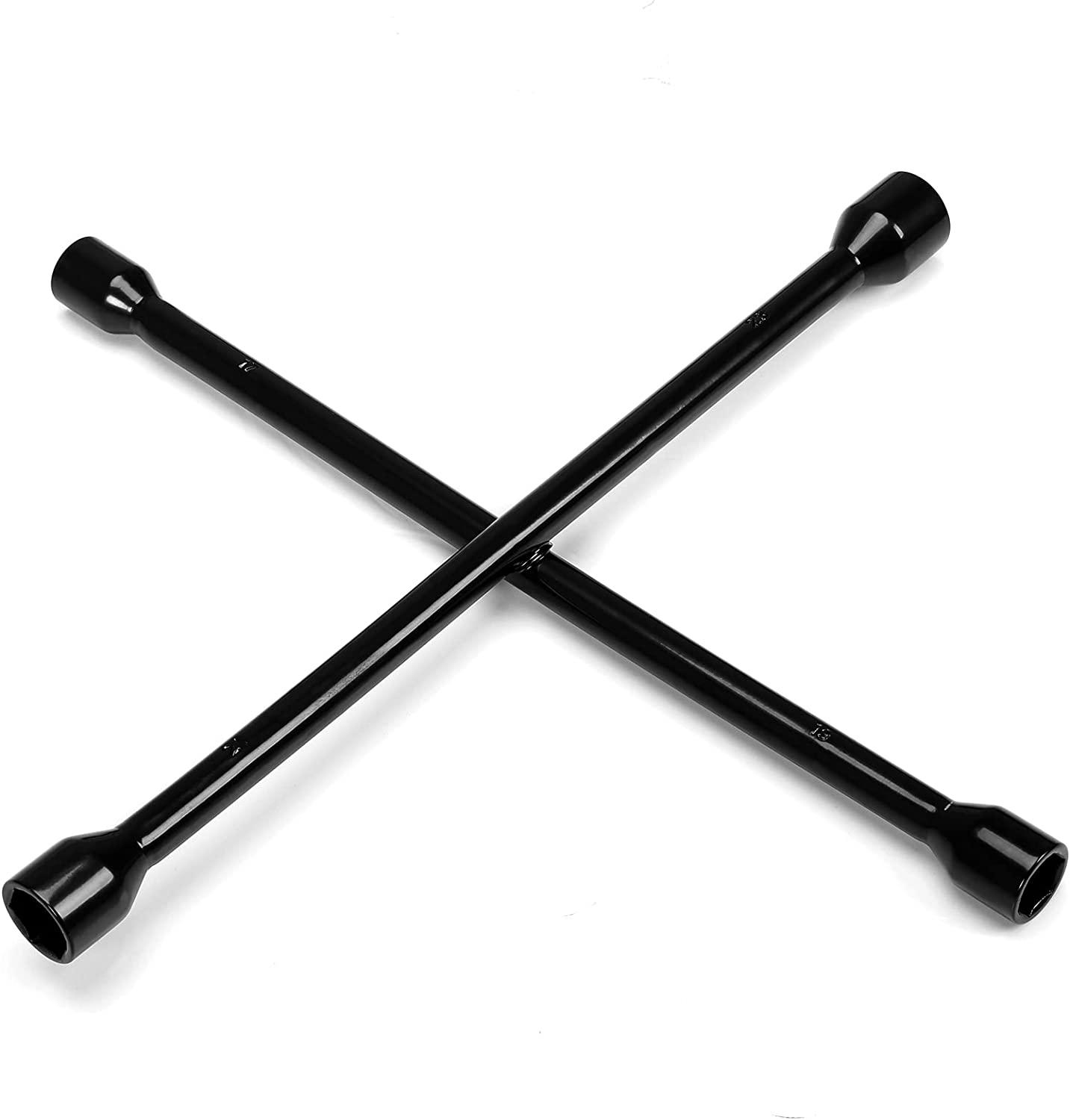Torin TRX31101-14F Professional 14" Universal Heavy Duty 4-Way Cross Lug Wrench, Black image number 4