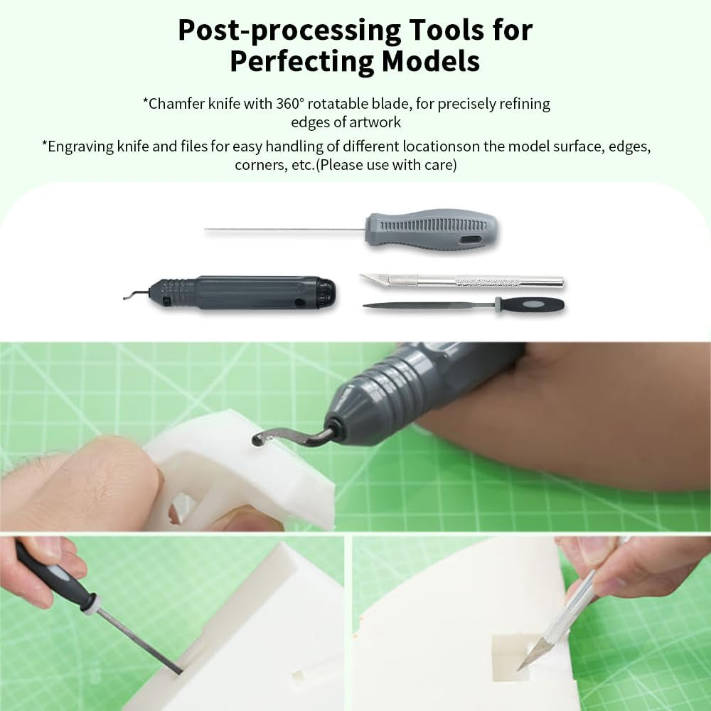 Official Creality 3D Printer Tools Kit, 74 Pieces 3D Printer Tool Wrap Kit Pro 3D Printer Accessories with Storage Bag for 3D Printer Nozzle Cleaning Removing Model Processing Multi-Purpose Tool Box image number 2