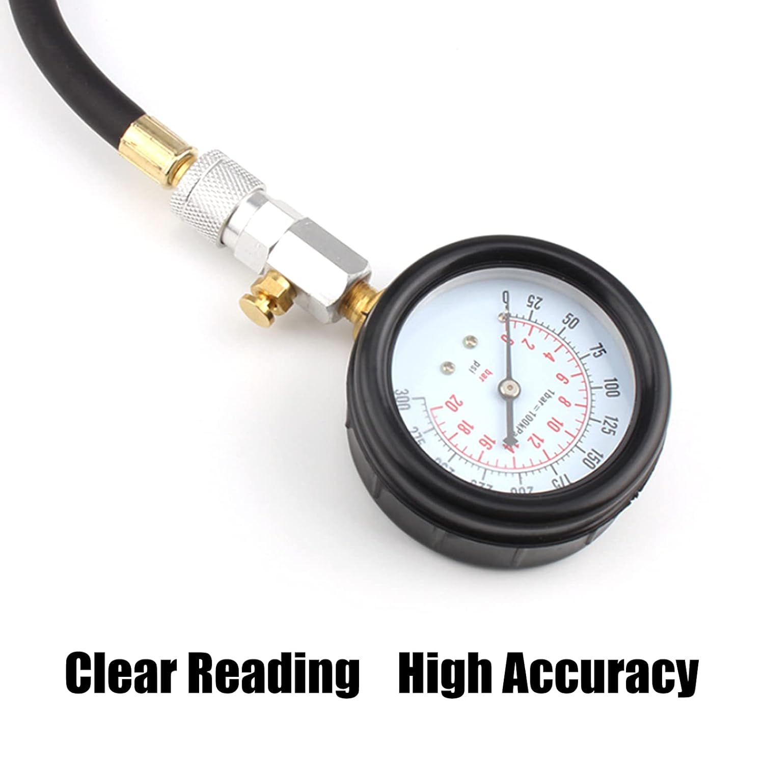 Petrol Engine Tester Kit Gases Cylinder Compressor Gauge Meter Testing Tool Set for Automotives Motorcycle Repairing image number 2