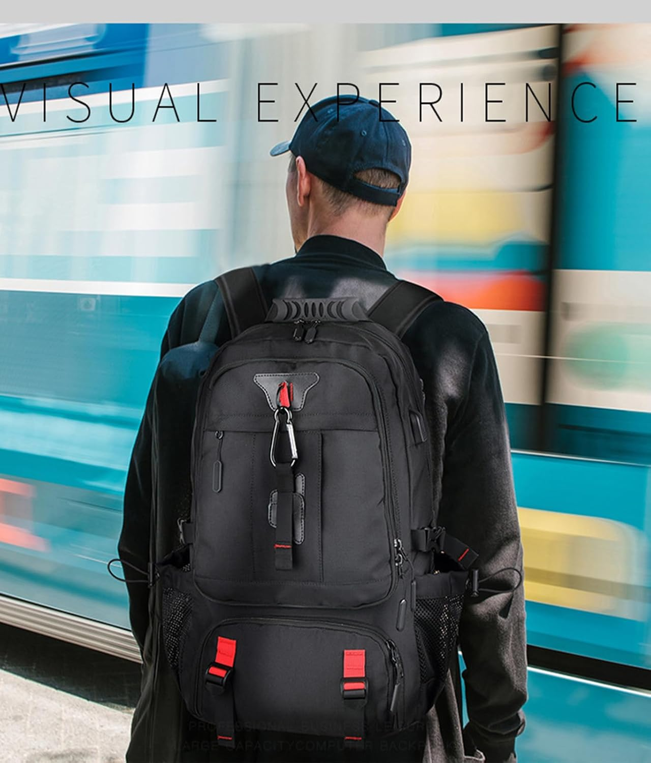 Travel Laptop Backpack,Large Capacity Travel Backpack, Suitable for 17 Inches Laptops. Waterproof, Shoe Compartment,Usb Interface, and Anti-Theft Rear Pocket