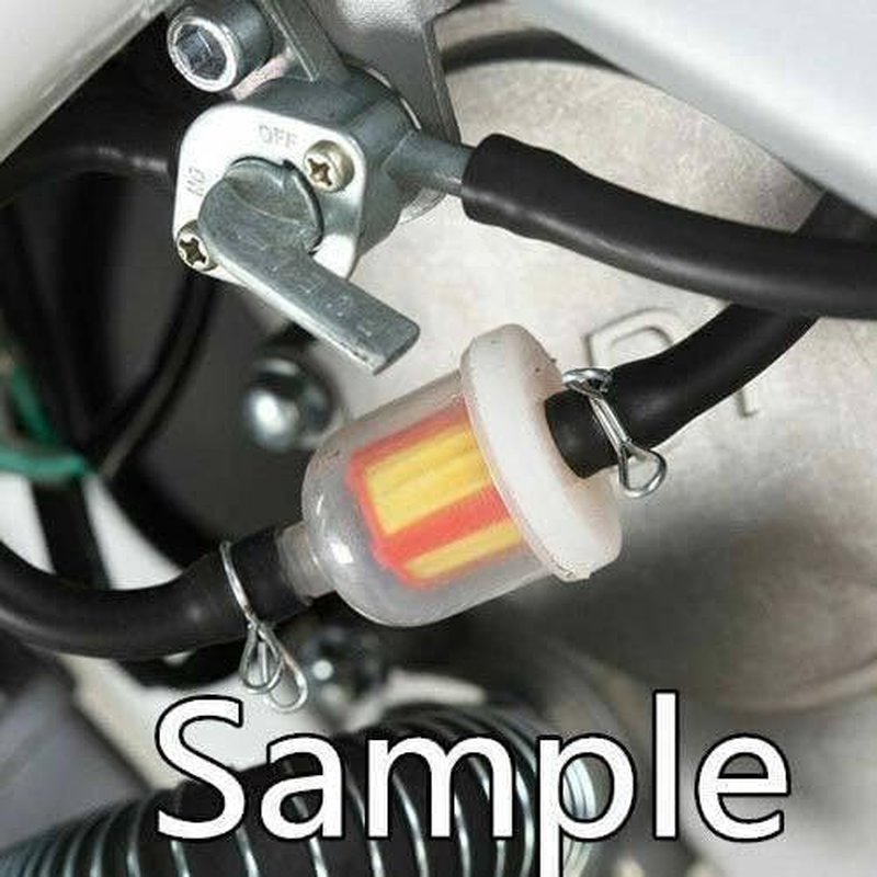 TDR 5 Pack Inline Petrol Gas Fuel Filter Easy Install for Mopeds, Scooters, Go Karts, Dirt Atvs (50CC-125CC) Ideal for Motor Bikes, Quads, Pit Dirt Trail & Pocket Mini Bikes image number 2