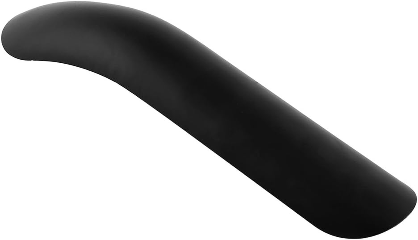 Exhaust Heat Shield Pipe,Steel Motorcycle Heat Shield Curve Exhaust Muffler Pipe Cover for Most of Motorcycles(Black) image number 2