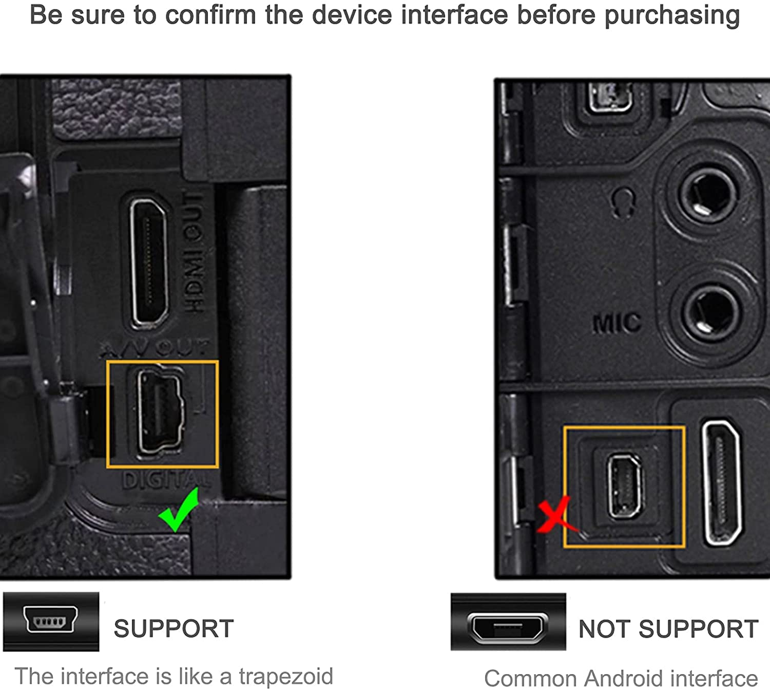 Adhiper USB Cable UC-E4 Data Compatible with Nikon D300 D3100 D3100S D3X D40 D40X D50 D60 D70 D100 D700 D40X D300S SLR Digital Camera USB 2.0 High Speed Cable (1M / Black) image number 3