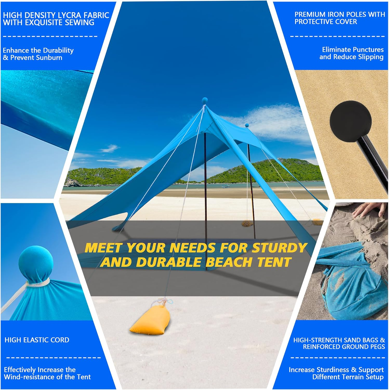 Beach Shelters Beach Tent image number 3