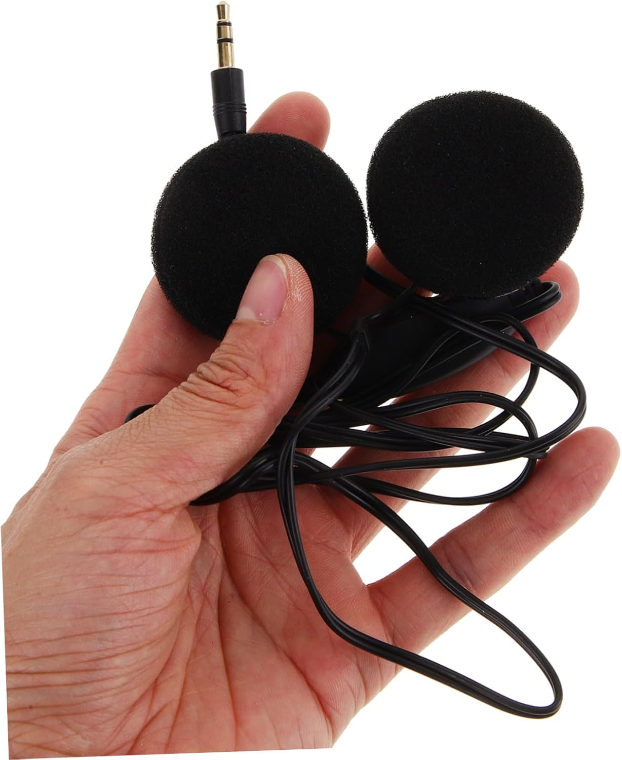 UTHCLO Motorcycle Helmet Earphone and Headset 3.5Mm Wired Helmet Audio System with Microphone for Rider Voice Gps Navigation Compatible with Motorbike Riding in Weather image number 1