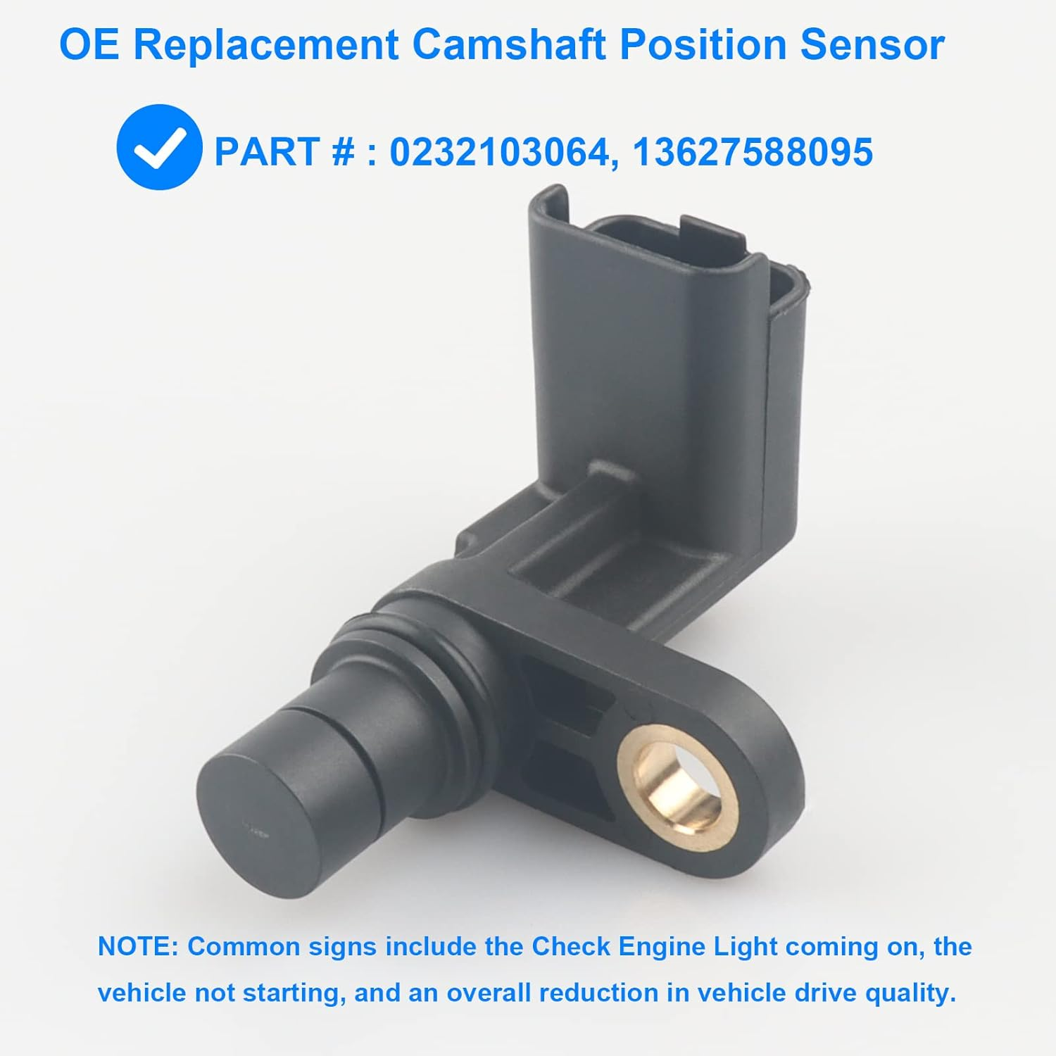 Allmotorparts Camshaft Position Sensor, Replaces 0232103064, 13627588095, Compatible with Mini Cooper 2007-2015, Countryman 2011-2016, Paceman 2013-2016 image number 2
