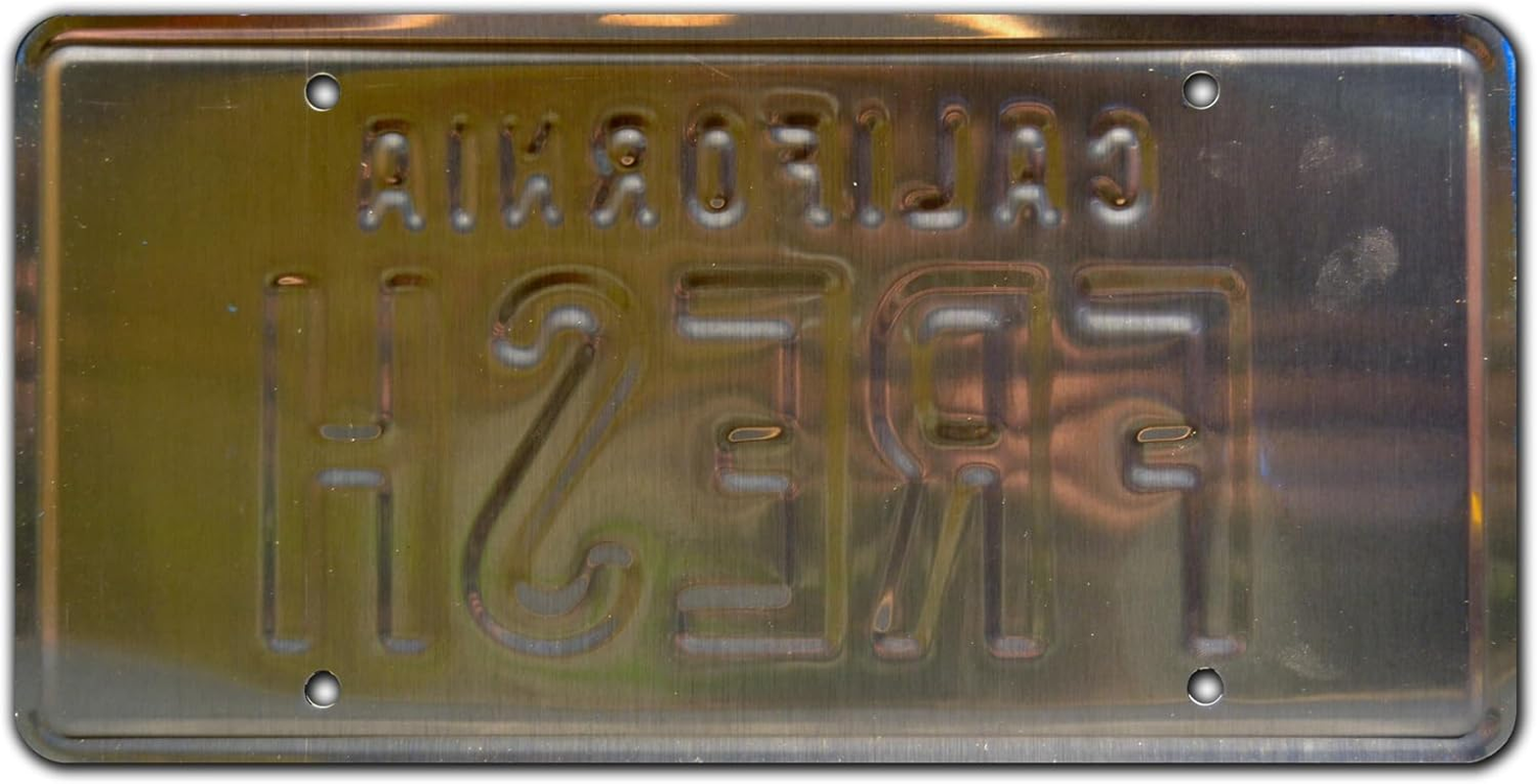 Fresh Prince of Bel Air | Fresh | Metal Stamped License Plate