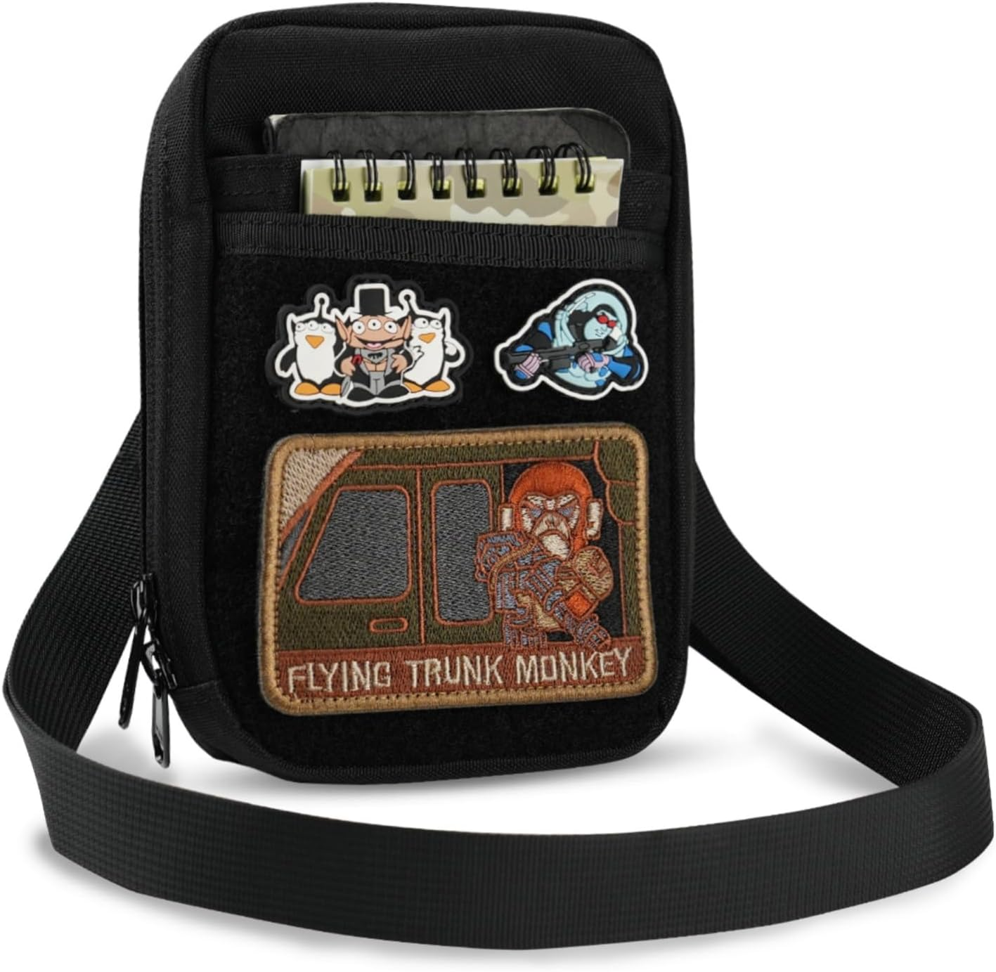 VIPERADE CHS3 Tactical Utility Pouch Organizer, Molle EDC Waist Pouch, Shoulder Bag with Adjustable Strap, EDC Sling Bag, Tactical Fanny Pack for Men image number 5