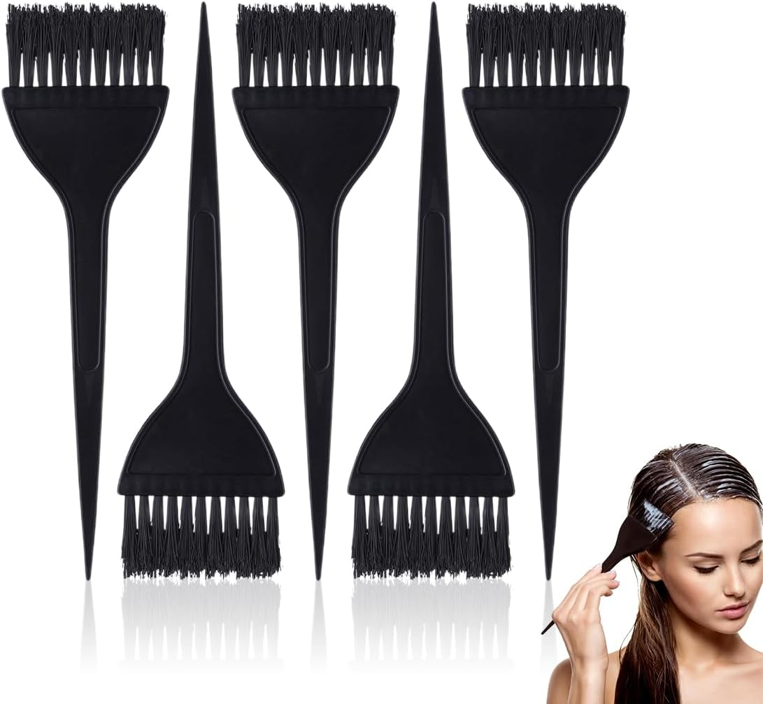 5 Pieces Hair Dye Brush, Brush Hair Dye, Hair Dye Comb Brushes, Applicator Tools, Hair Dye Brush Applicator for Barbershop and Home image number 4