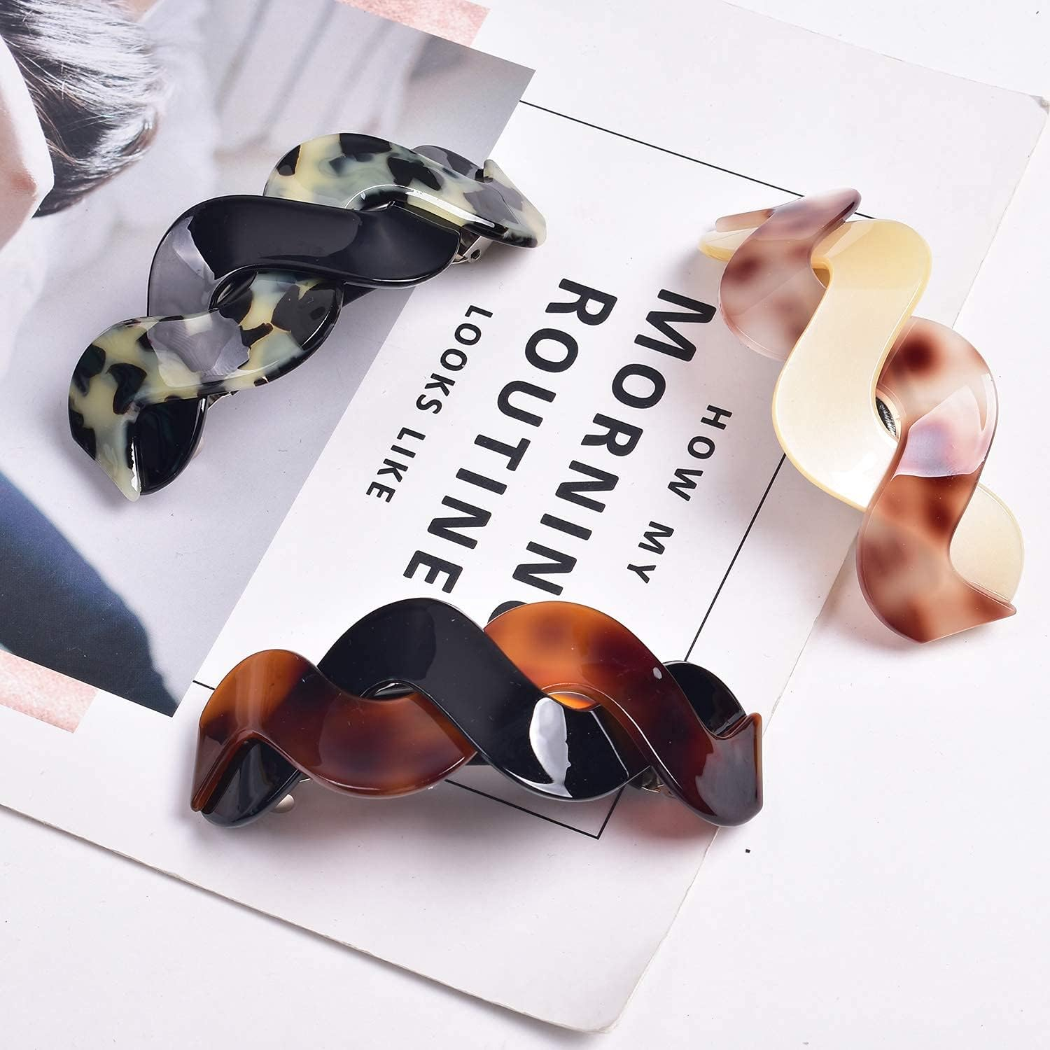 Large Hair Barrettes and Clips for Women'S Thick Hair - Barrete-1 image number 2