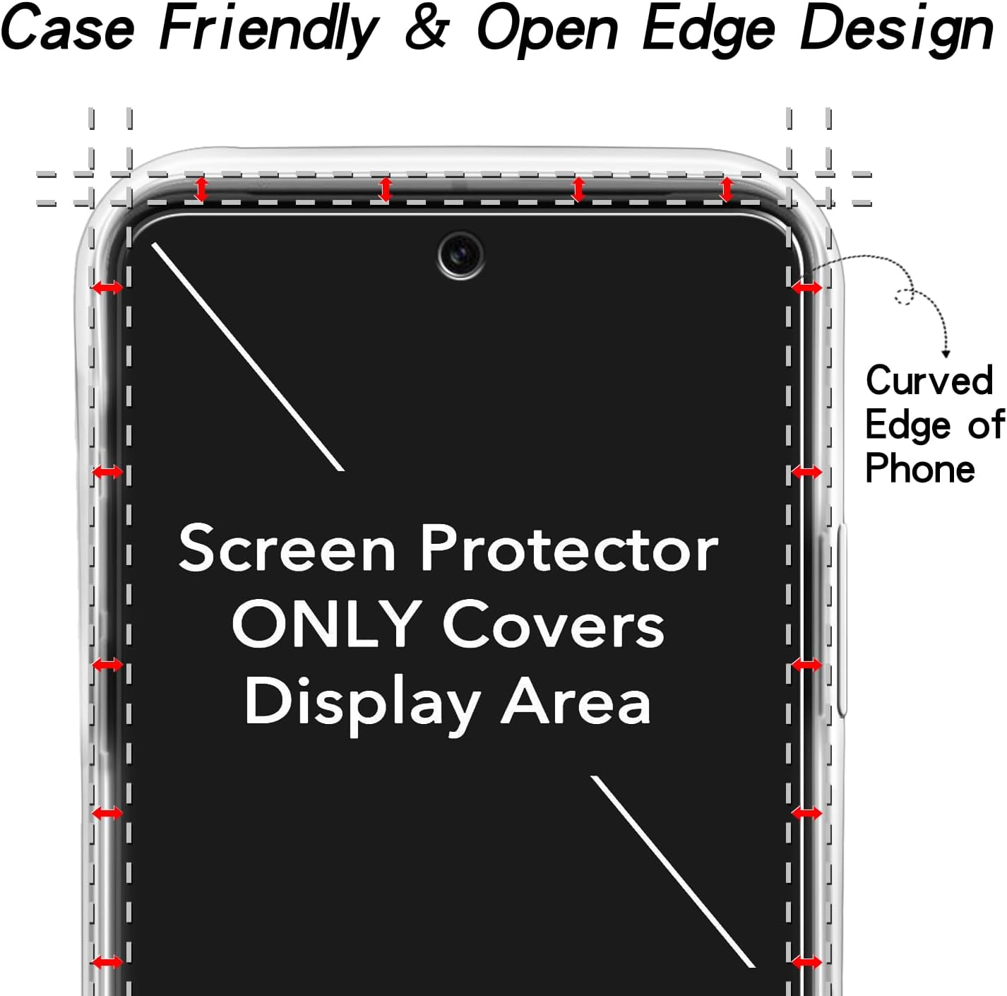 KATIN 2 Pack Tempered Glass Screen Protector for Google Pixel 8A 6.1 Inch, 9H Hardness, anti Scratch, Easy to Install image number 1