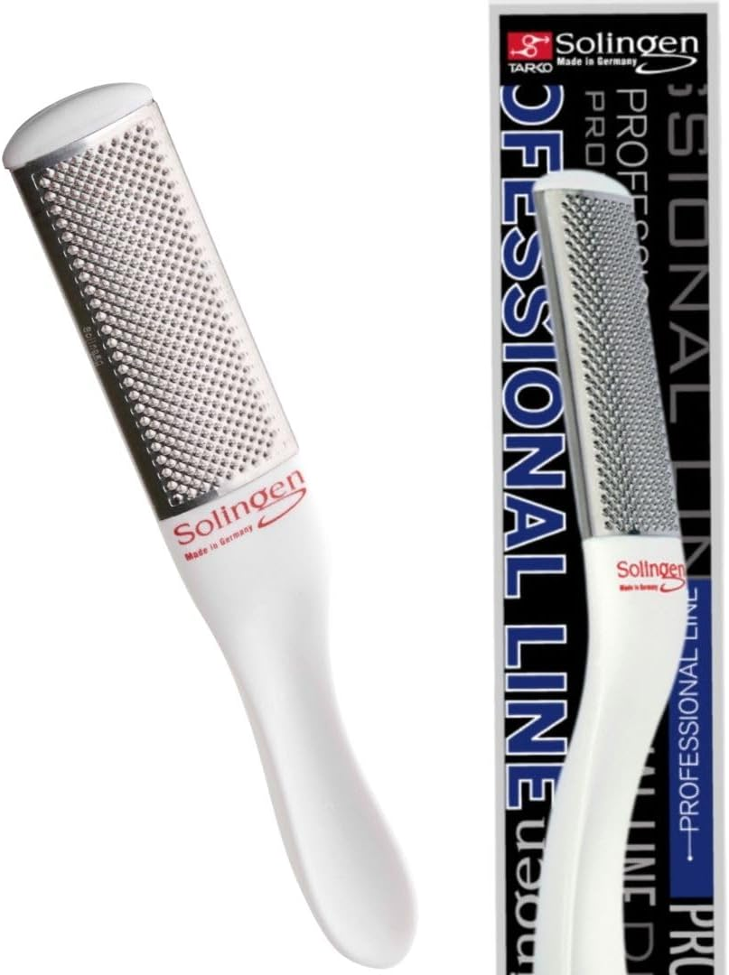 Solingen Professional | Foot File | Foot Rasp | Callus Remover Best Foot Care Pedicure Tool to Remove Hard Skin | Can Be Used on Both Wet and Dry Feet | Made in Germany Steel-Slim image number 5