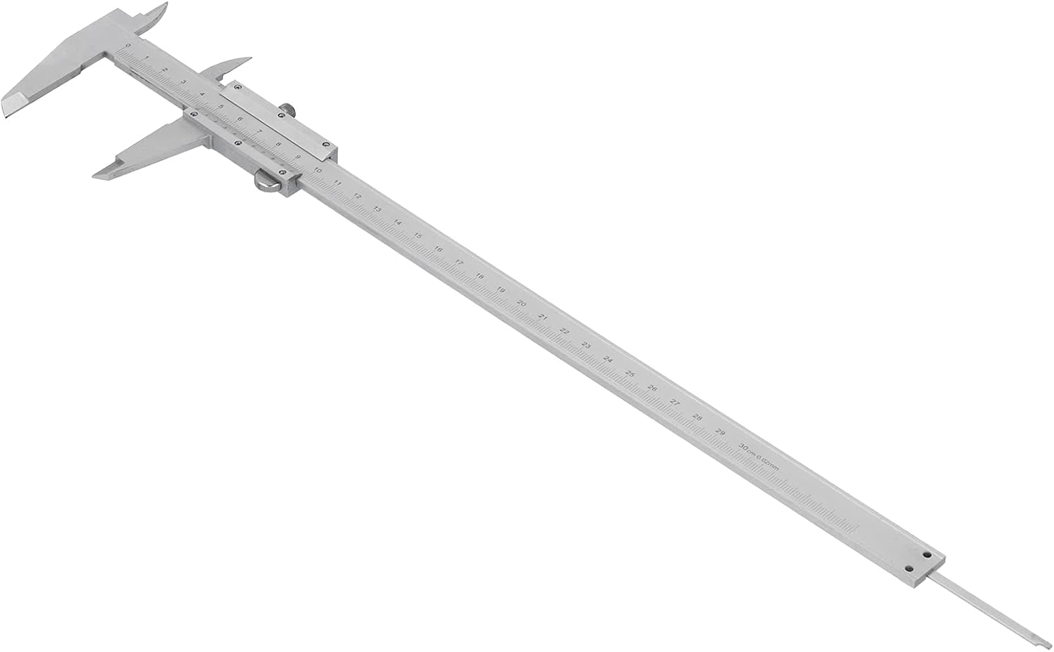 High Carbon Steel Vernier Scale Ruler Tool for Workpieces Width, Accurate Reading, Fine Workmanship, 0 to 300Mm Measurement Gauge (0-300Mm) image number 5