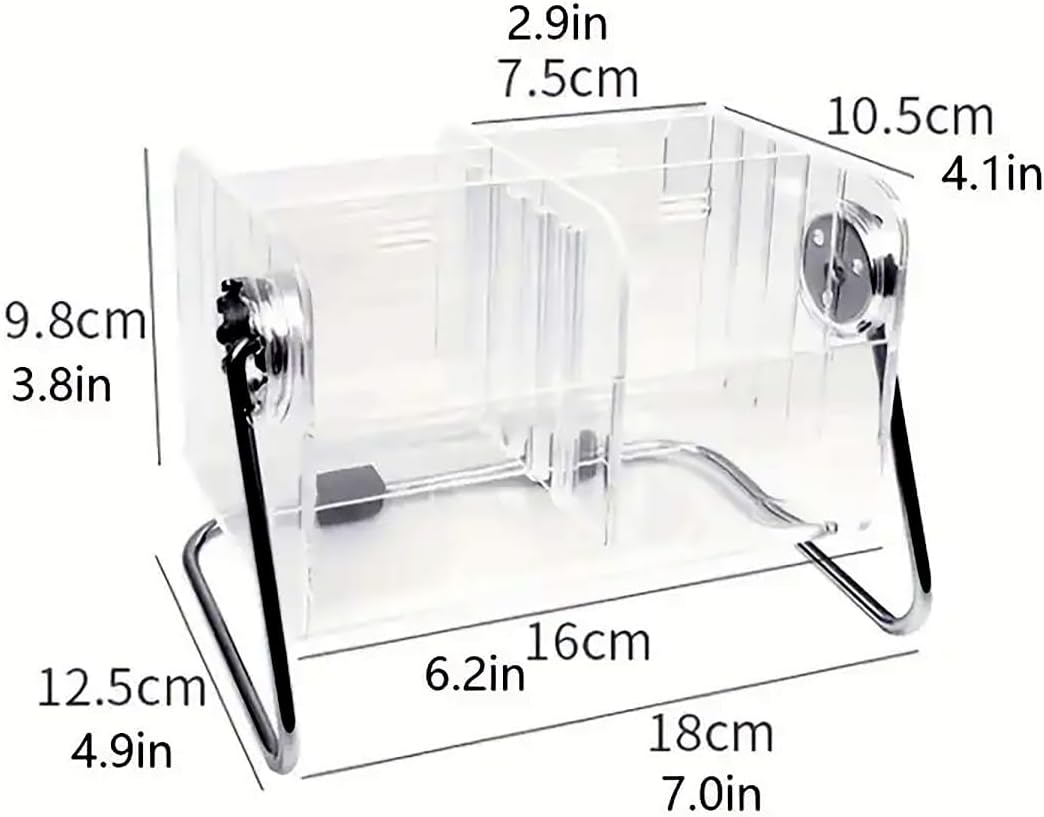 AIMALL Premium Coffee Table Remote Control Storage Box - Glasses & Cosmetics Organizer, Vertical High Color Value, Large Capacity, Adjustable Compartments, Easily Accessible - Multi-Purpose Bedroom St image number 2