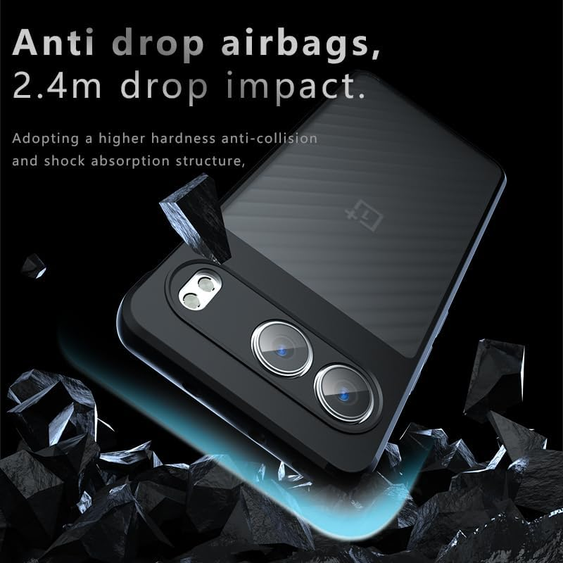 JNERBUYI Case for Oneplus Nord 4 5G, Magnetic Phone Case, Supports Car Mount and Wireless Charging, Anti-Fingerprint Matte Case - Dc image number 3
