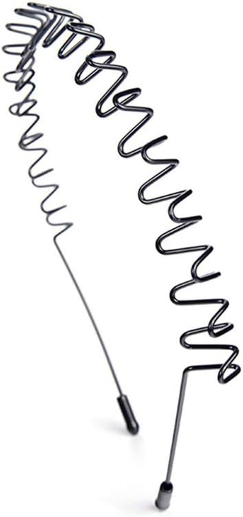 Mens Slicked Back Hair Band, Outdoor Sports Fashion Pigtail Headband/Never Paint-Shedding Metal Head Buckle Clip for Mens Long Hair, Braid and Other Hair Styles - Hook Wave image number 5