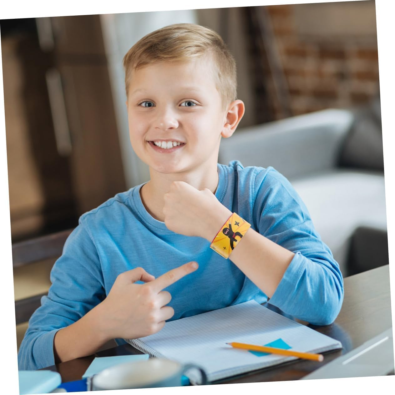 Ninja Themed Pat Ring Slap Bracelets,Ideal Halloween Party Supplies, Candy Bracelets, and Party Favors in PVC(24PCS) image number 4