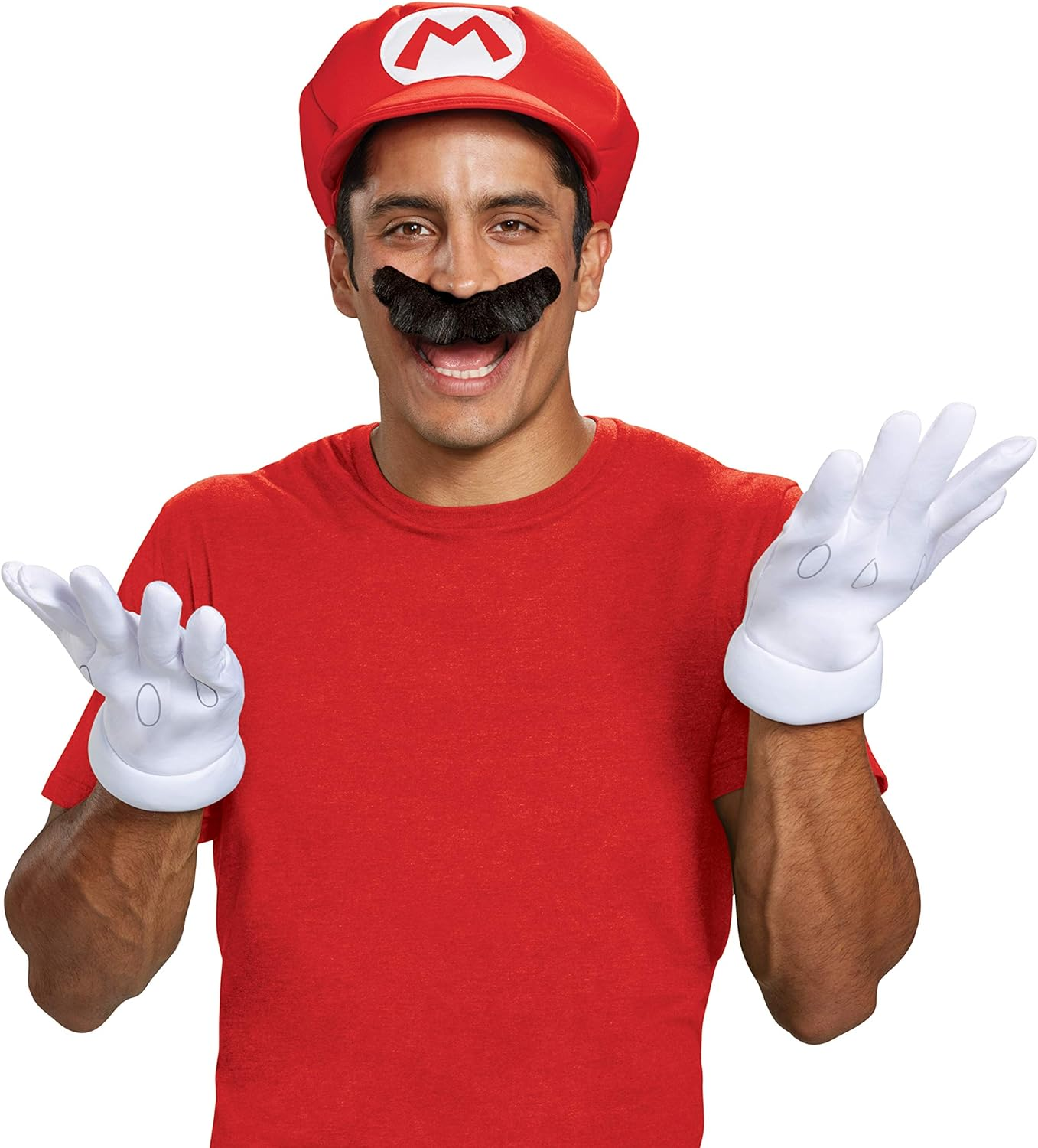 Disguise Men'S Nintendo Super Mario Bros.Mario Adult Costume Accessory Kit image number 3