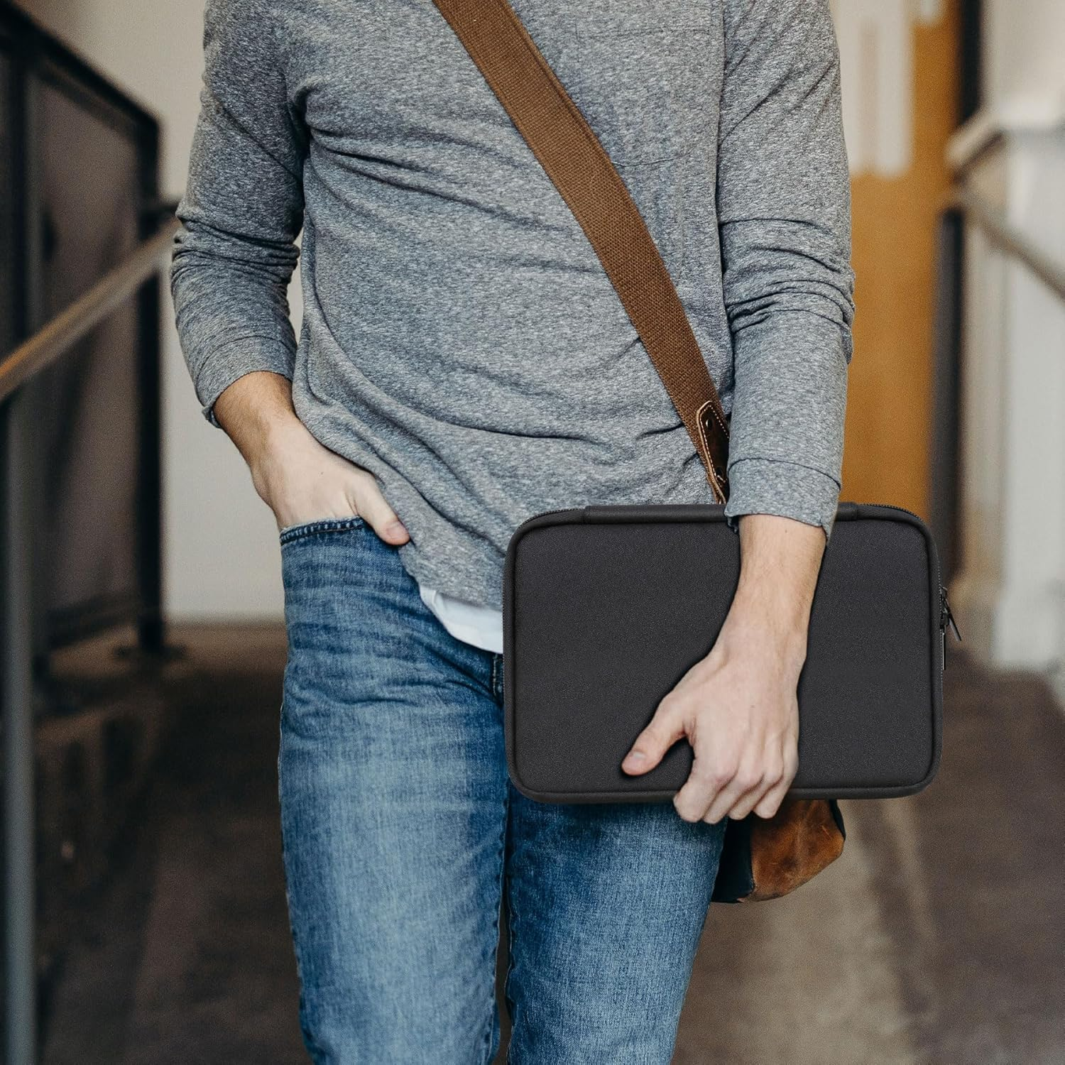 Lacdo USB Flash Drive Case Thumb Drive Holder Case Organizer Portable Electronic Accessories Storage Bag for Sandisk/Samsung/Samdata USB Flash Drives Jump Drive Memory Stick, Cable, SD Card, Black image number 4