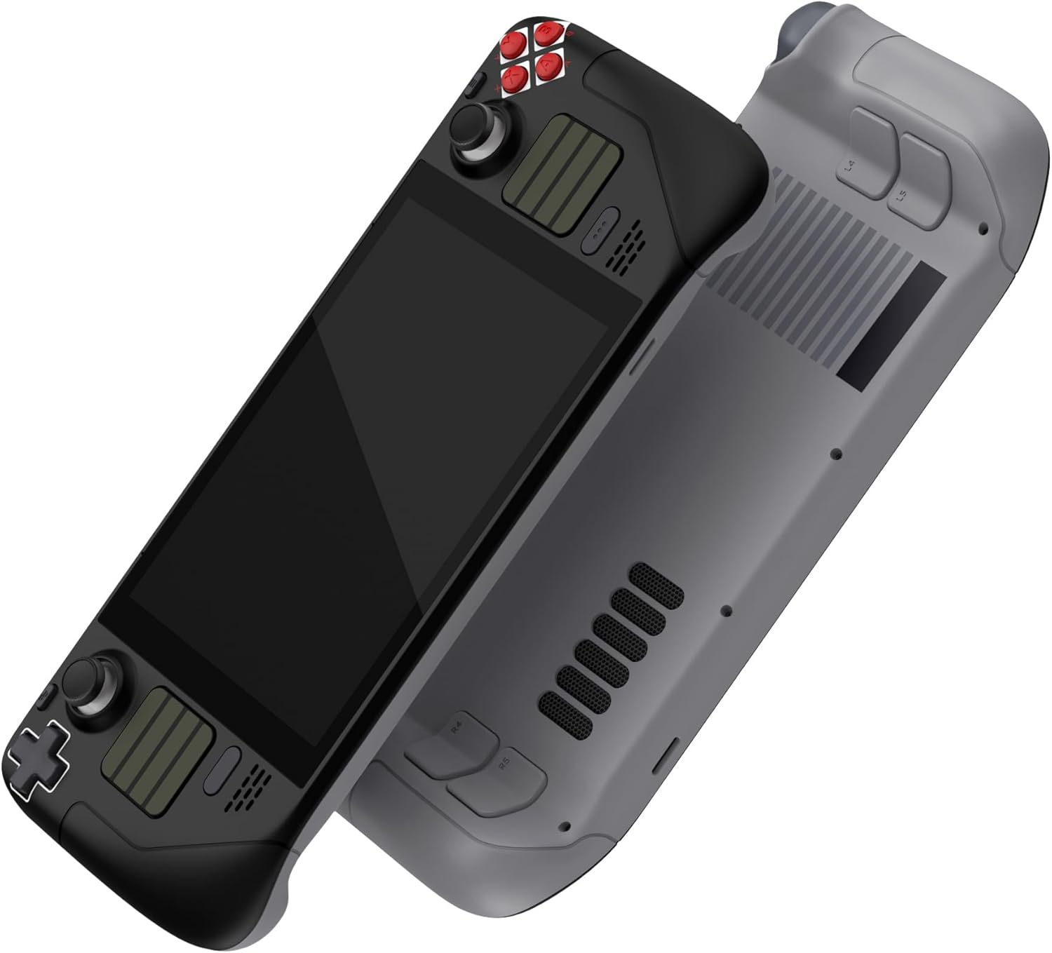 Extremerate DIY Full Set Shell with Buttons for Steam Deck LCD, Custom Faceplate Back Plate Replacement Shell for Steam Deck LCD - Classic 1989 GB DMG-01 [Console NOT Included]