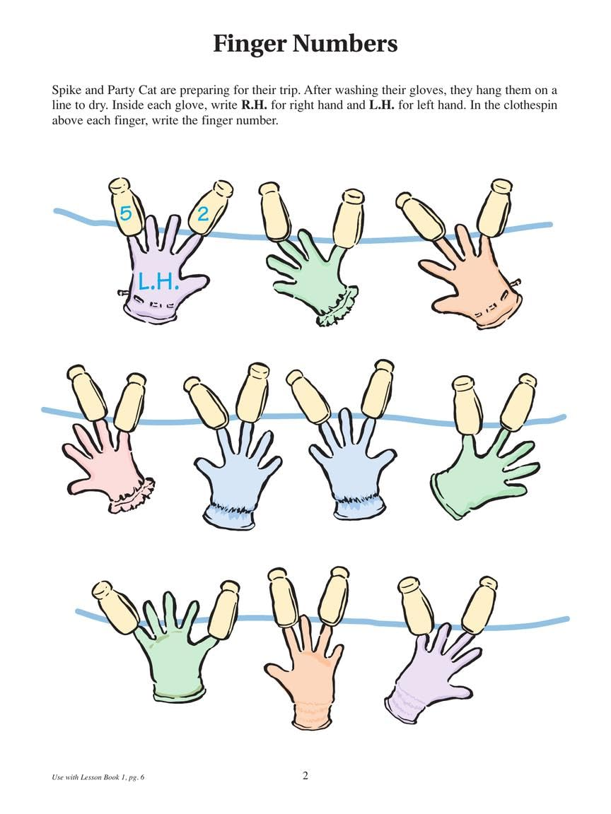 Notespeller for Piano - Book 1 Hal Leonard Student Piano Library Beginner Piano Method Treble and Bass Staff Note Reading Activities image number 6