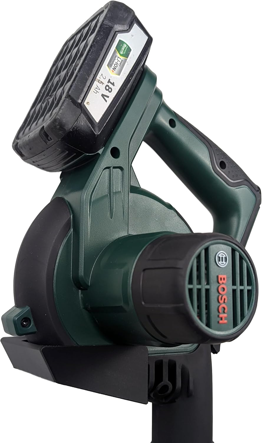Wall Mount for Bosch Leaf Blower - Universalleafblower 18V-130 - Holder in Black | Made in Germany | Xebtec image number 2