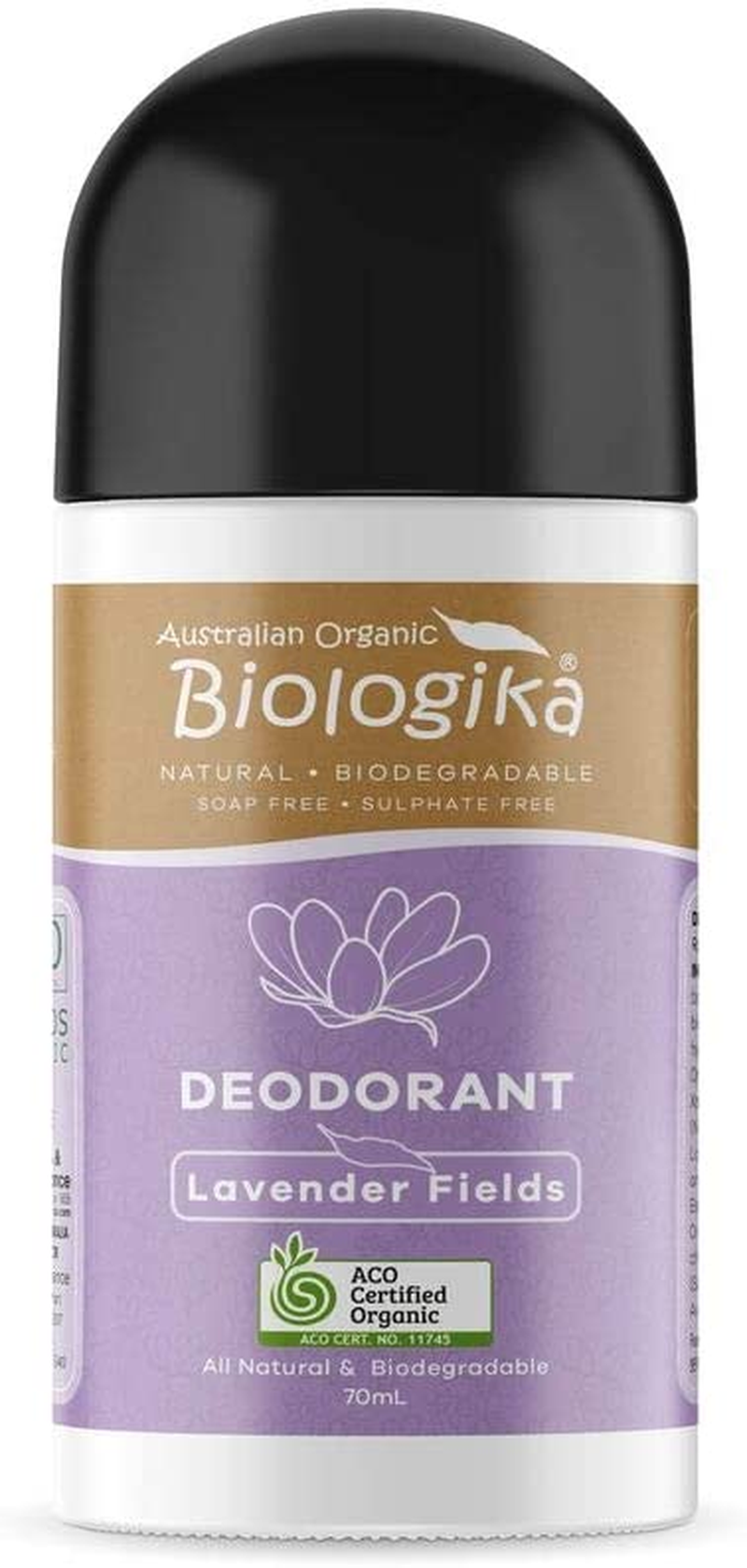 Biologika Organic Lavender Fields Deodorant Roll on 70 Ml