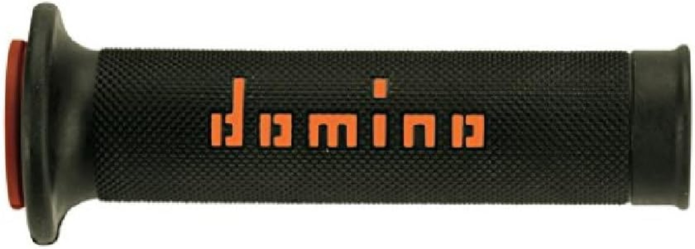 Domino A01041C4240 Handlebar Grip, Race Type (TZ Grip), 4.9 Inches (126 Mm), Thermoplastic Rubber, Black and Red