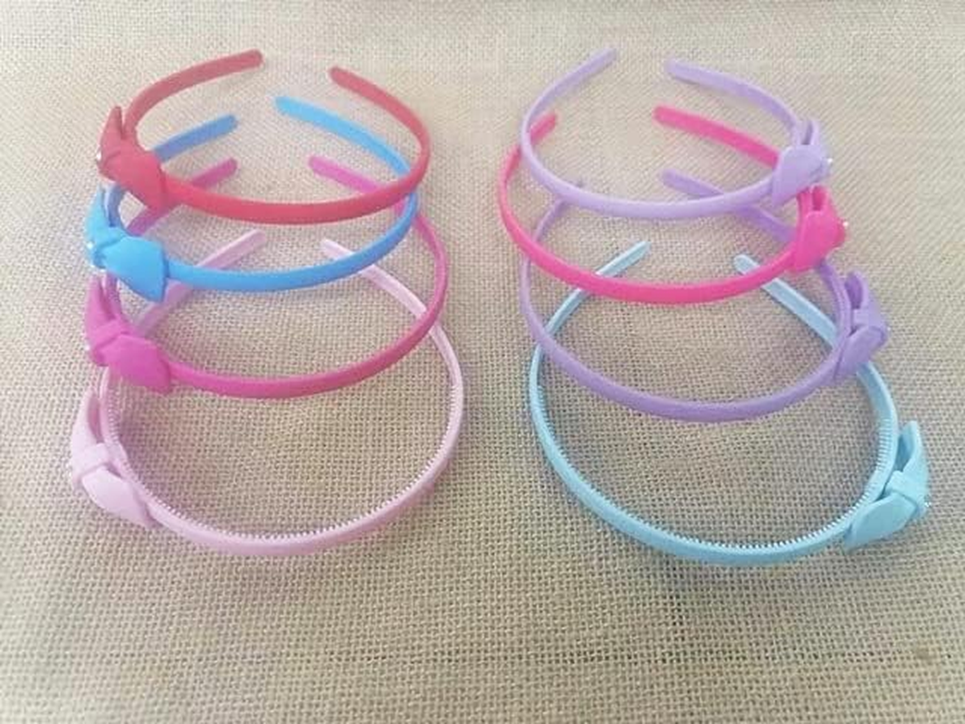 12Pcs Bowknot Head Piece Bow Tie Headband Hair Loop 8Mm image number 2