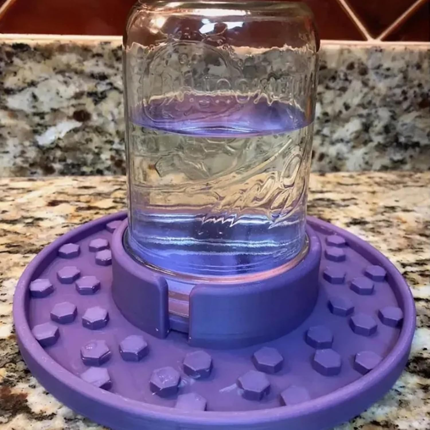 Bee Watering Station Mason Jar,Mason Jar Sugar Water Feeder for Bees - Hive Entrance Feeder, Bee Cups for Garden, Honey Bee Feeder, Used to Feed Water or Sugar Syrup, Bee Drinking Beekeeping Equipment image number 4